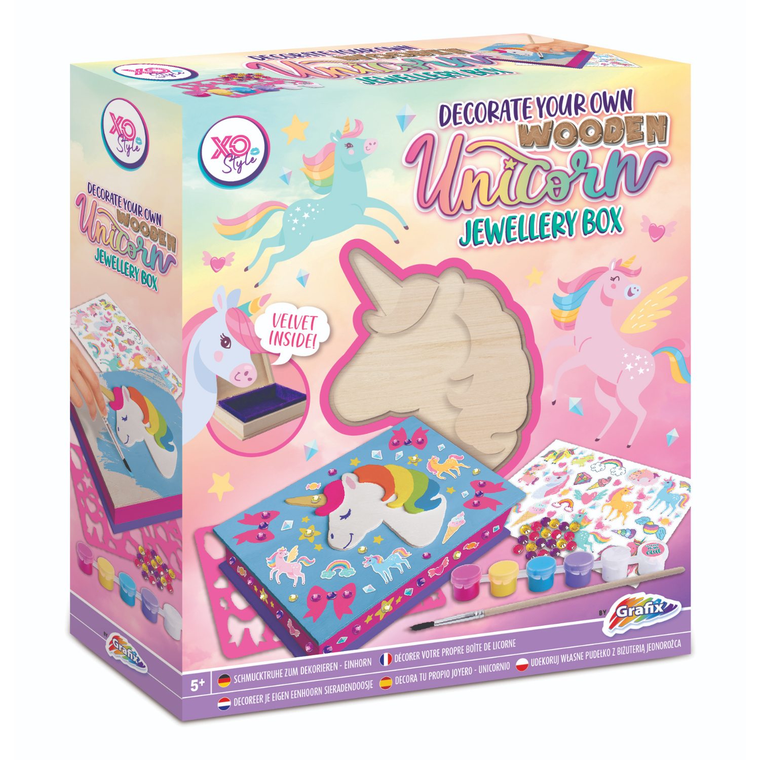 Top1Toys Juwelendoos eenhoorn maken hout