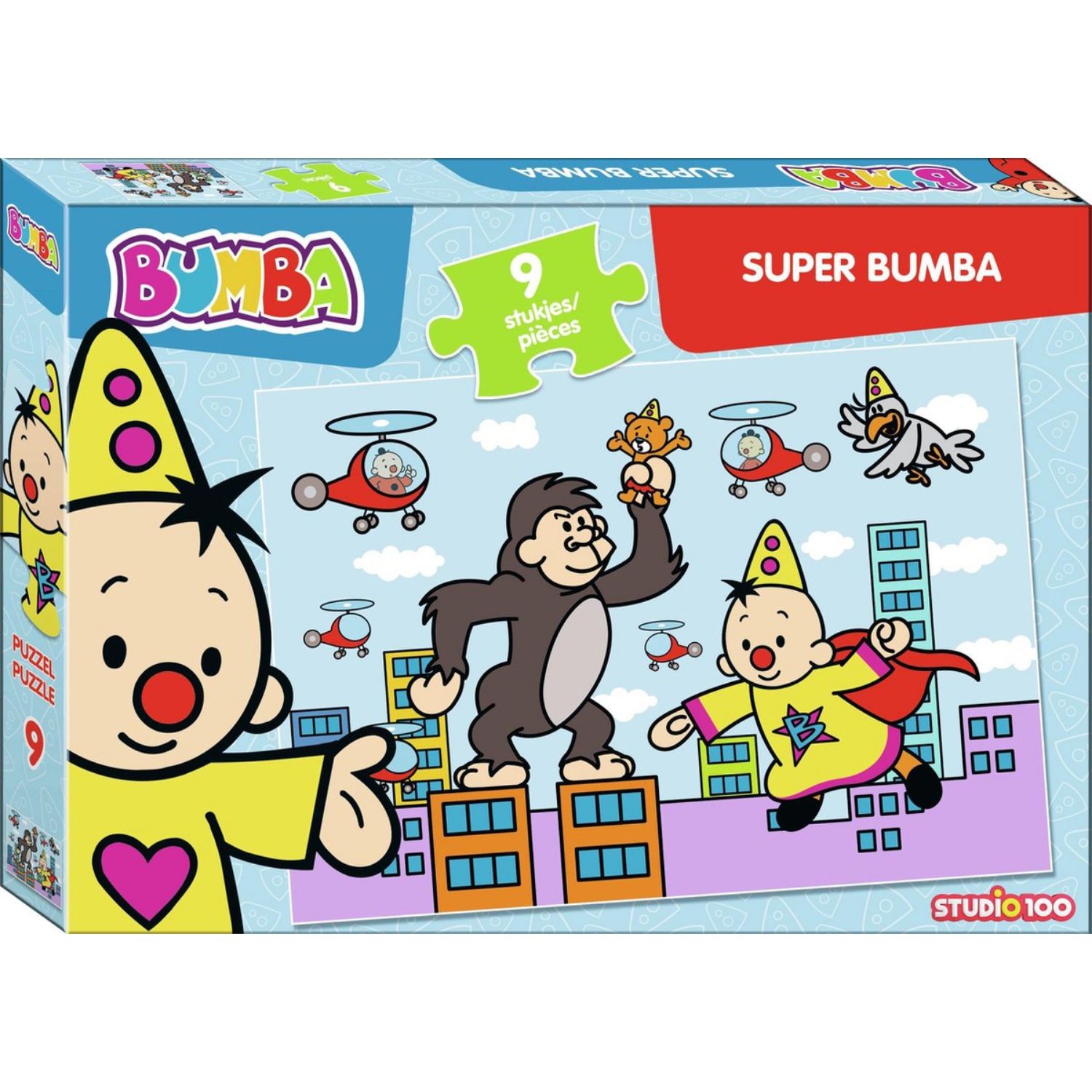 Studio 100 Bumba Puzzel 9 Stuks Super Bumba