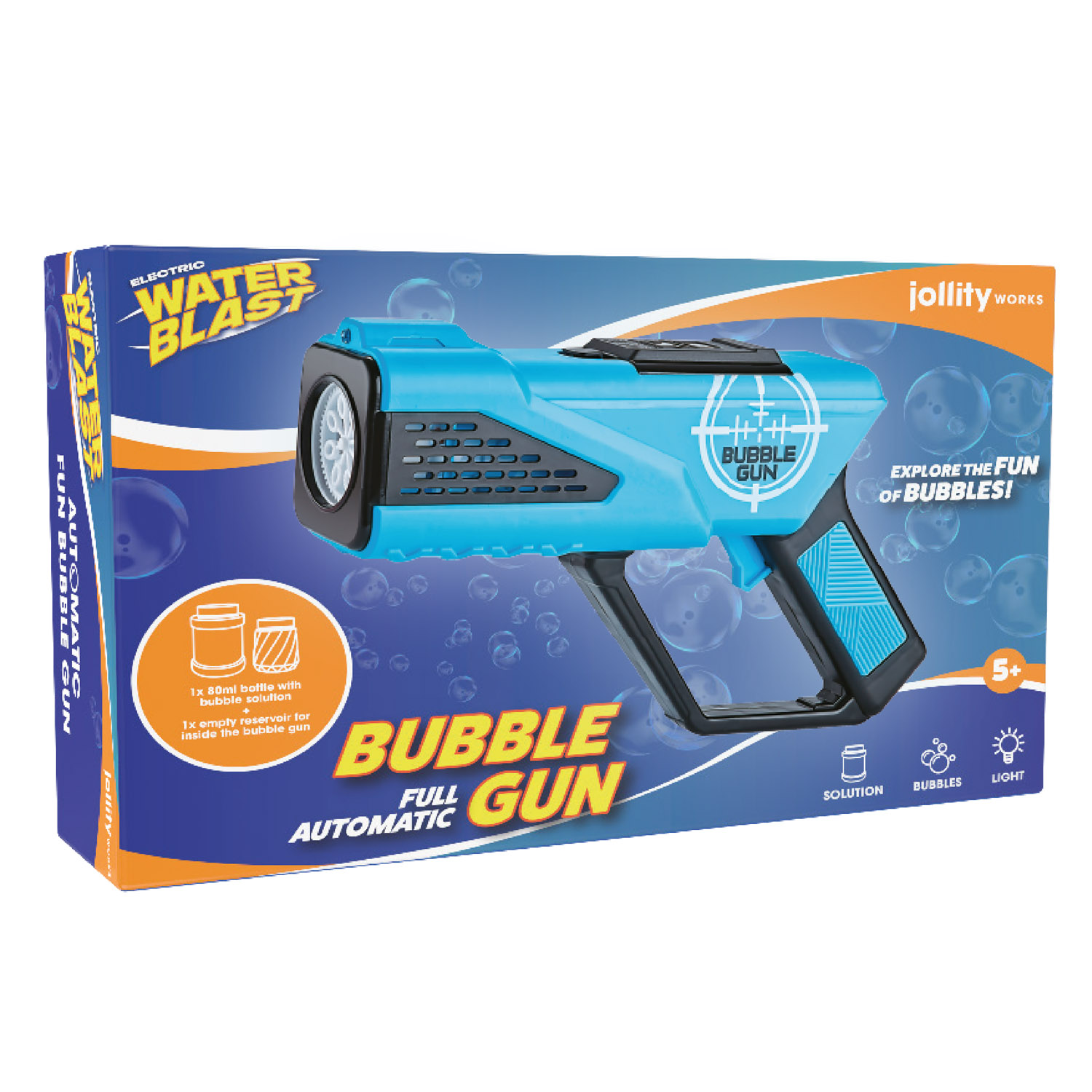 Top1Toys Bellenblaaspistool waterblast blue