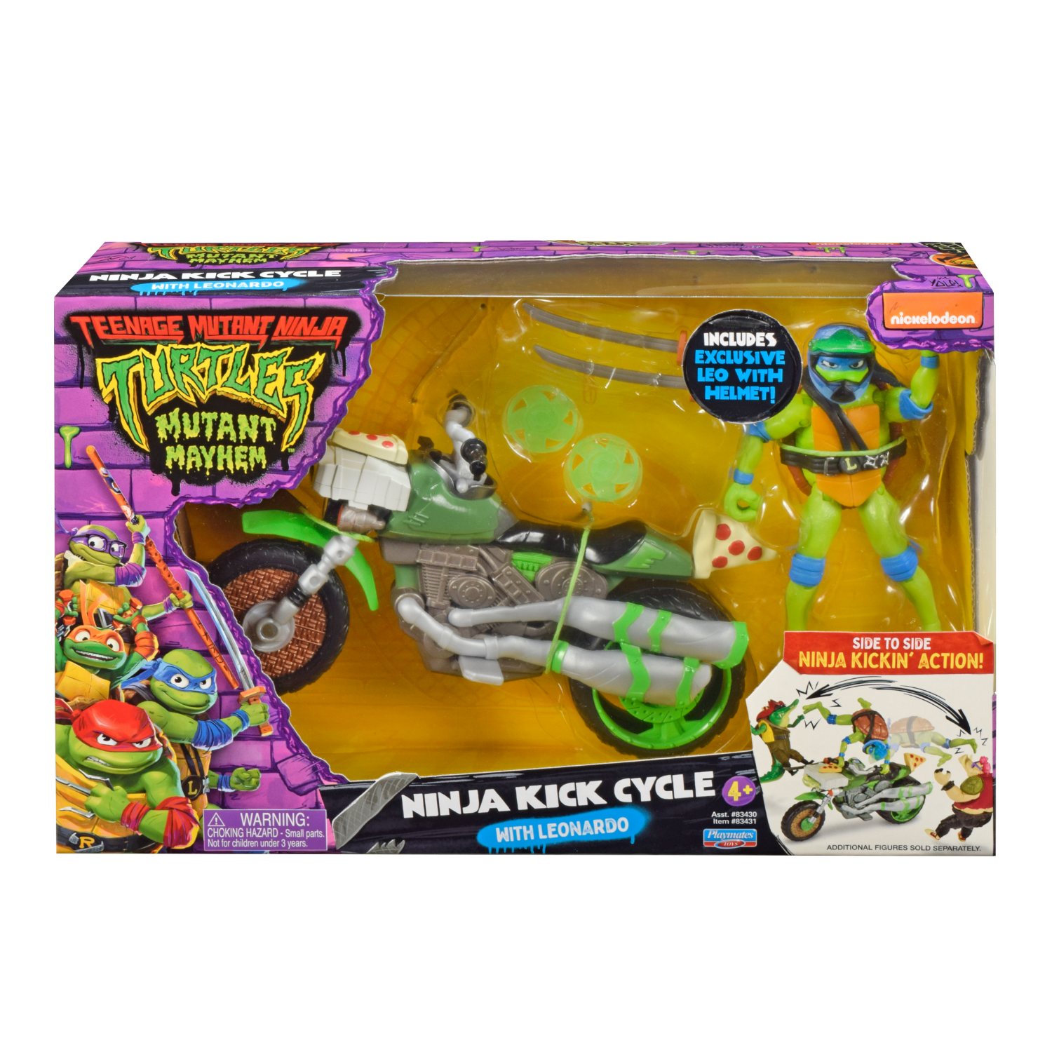 Nickelodeon Ninja Turtles Movie Voertuig met figuren Assorti