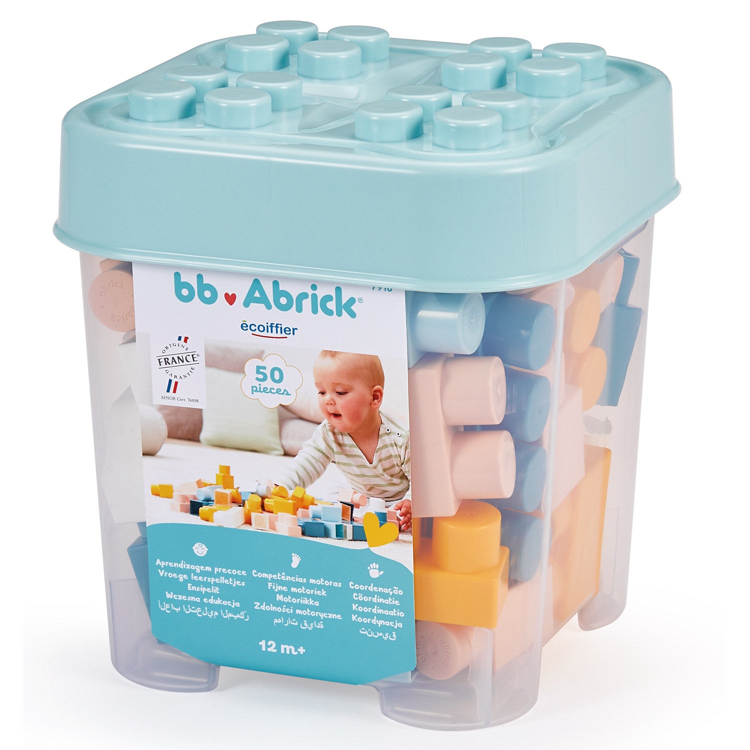 Abrick Écoiffier blokkenton 50 delig