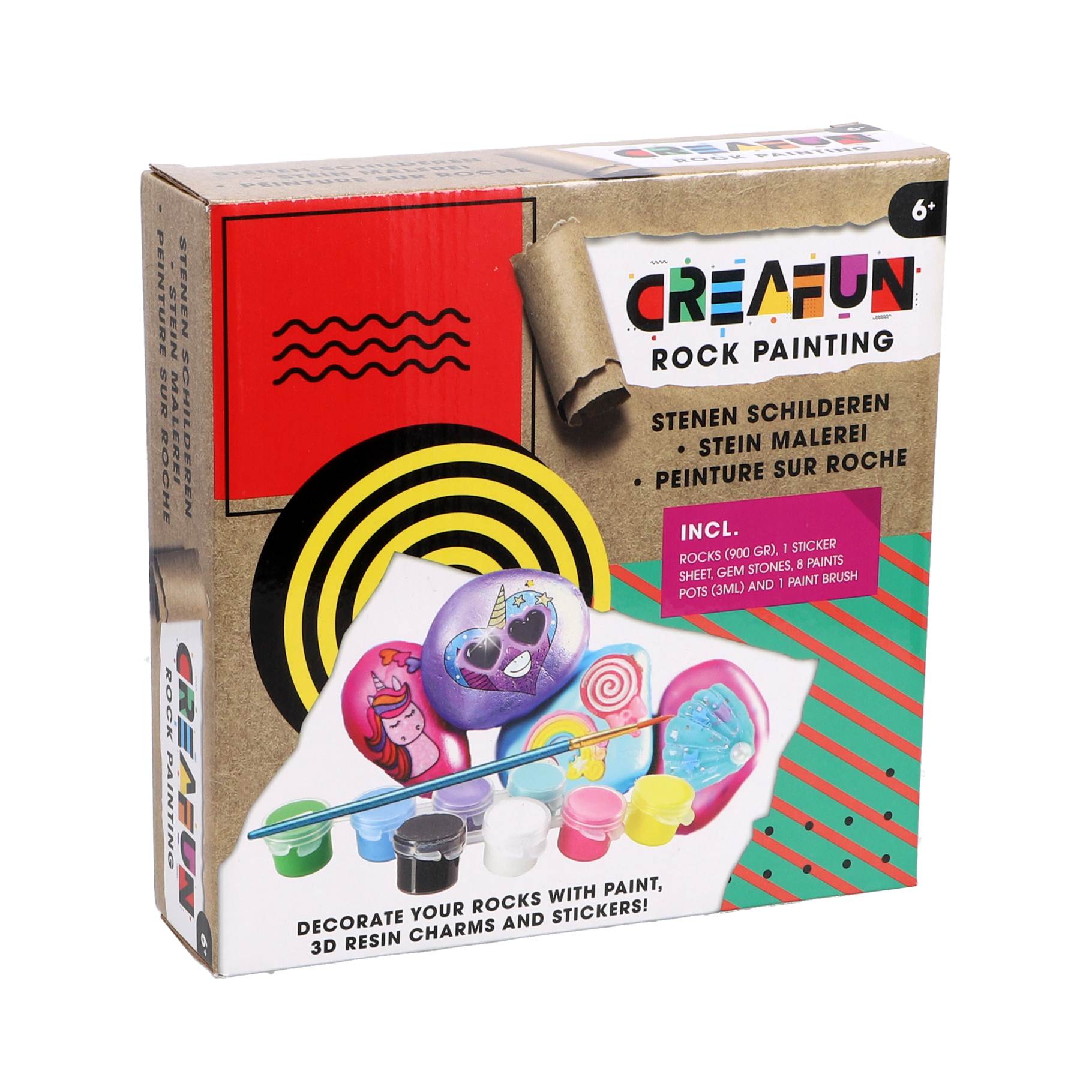 Creafun Creafun Hobbyset stenen schilderen
