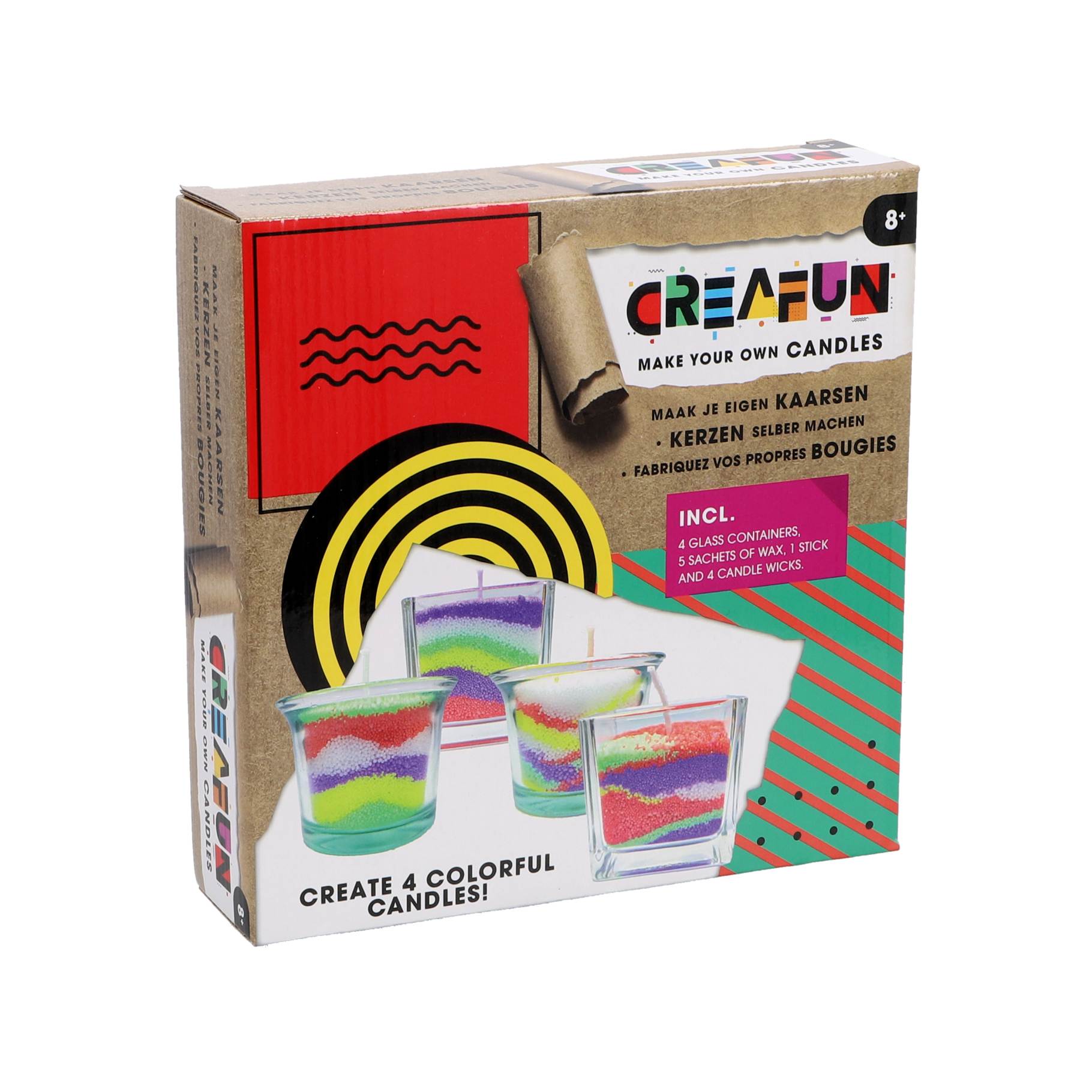 Creafun Creafun Hobbyset Maak Je Eigen Kaarsen