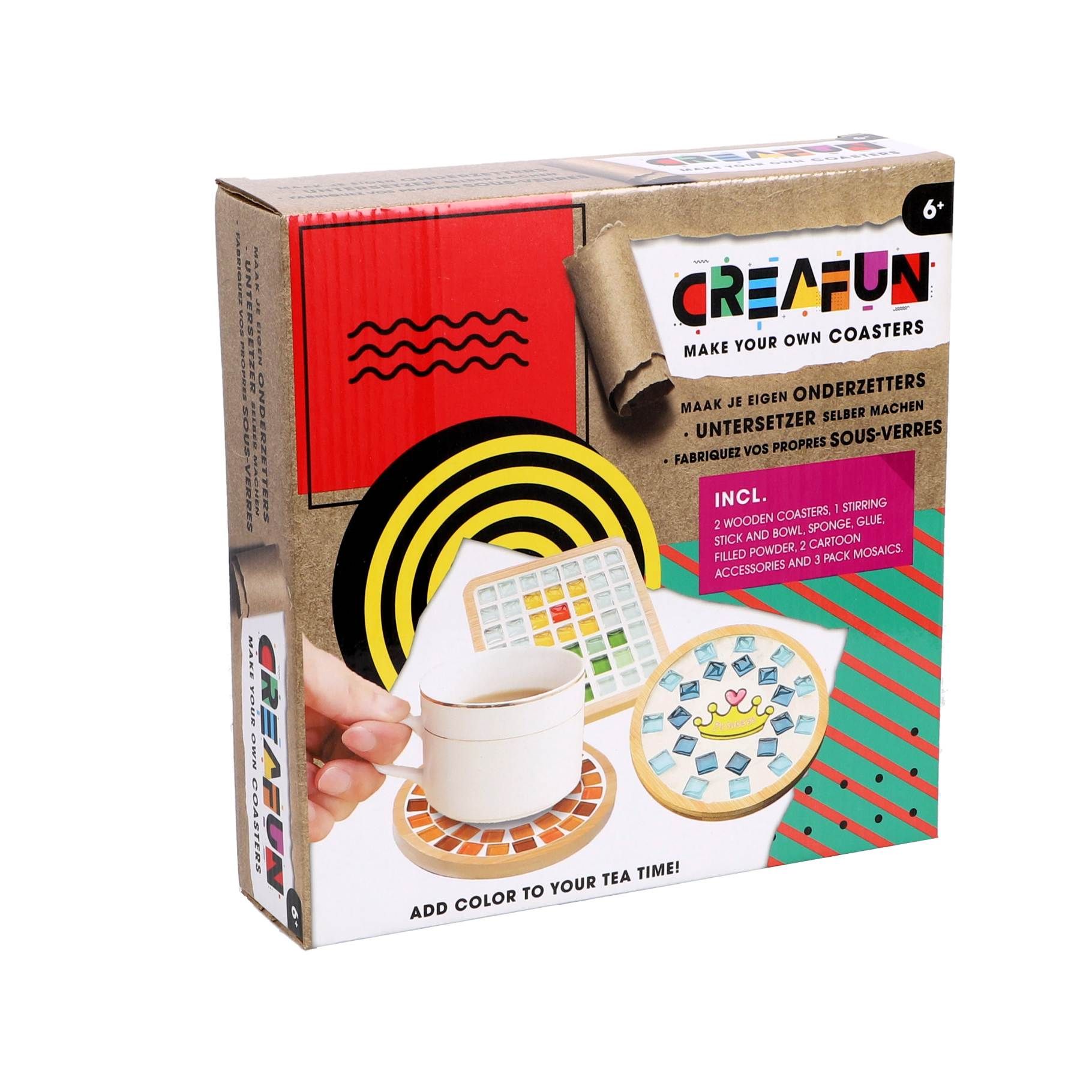 Creafun Creafun Hobbyset Maak Je Eigen Onderzetters