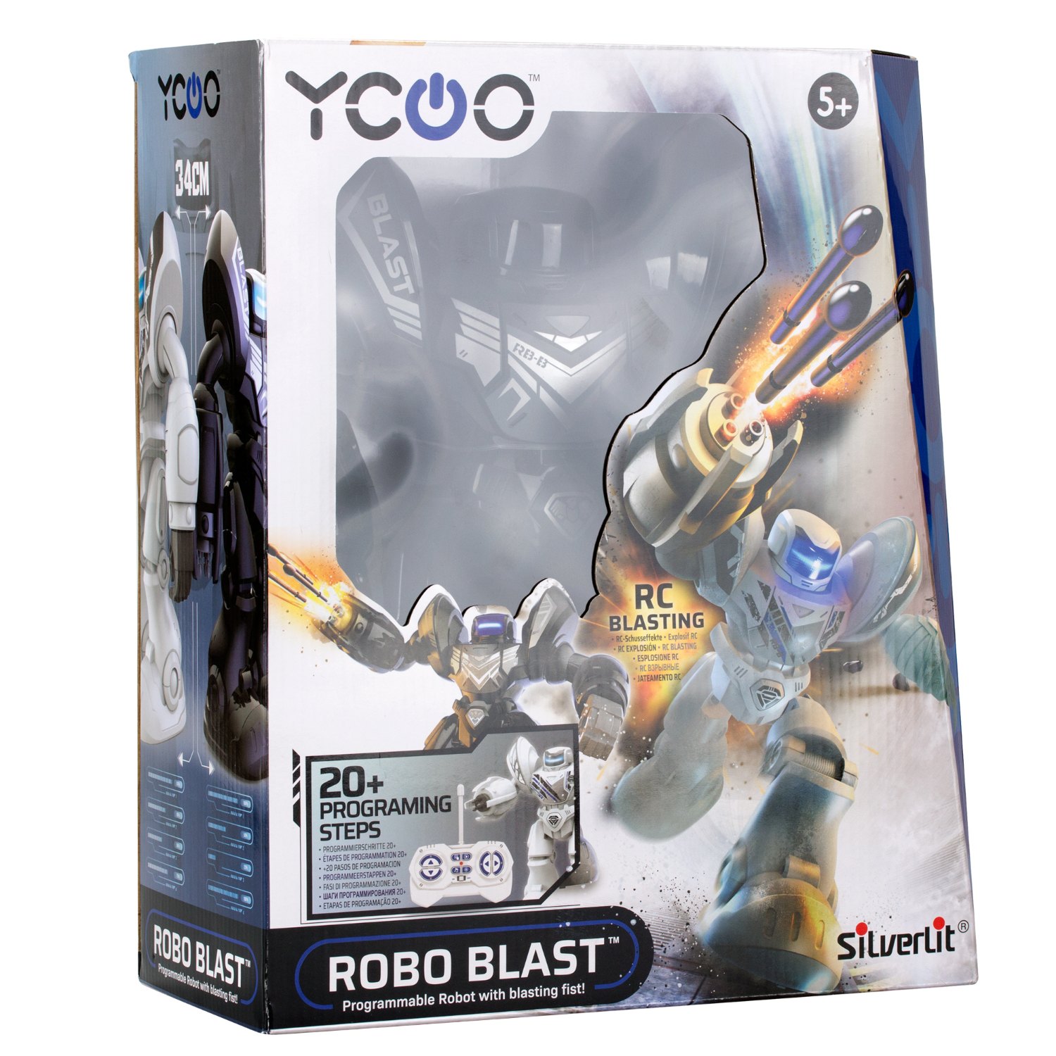 Silverlit Silverlit Ycoo robo blast zwart