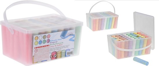 Top1Toys Stoepkrijt jumbo 54 stuks