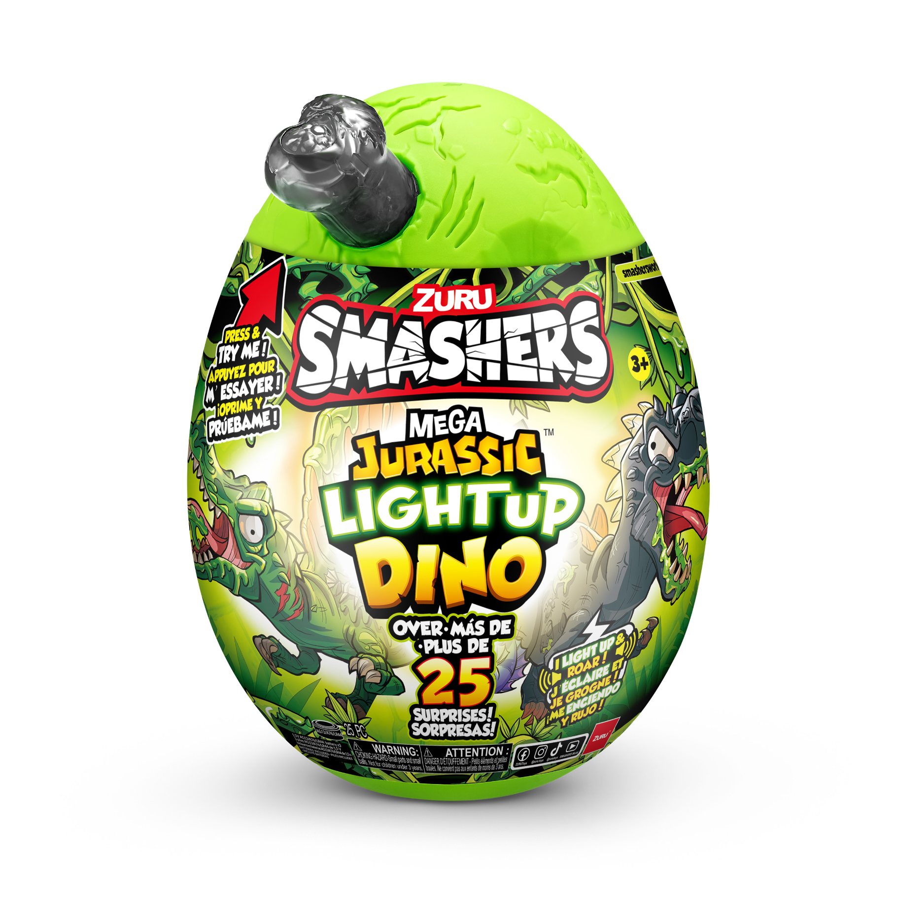 ZURU Smashers mega jurassic light-up dino