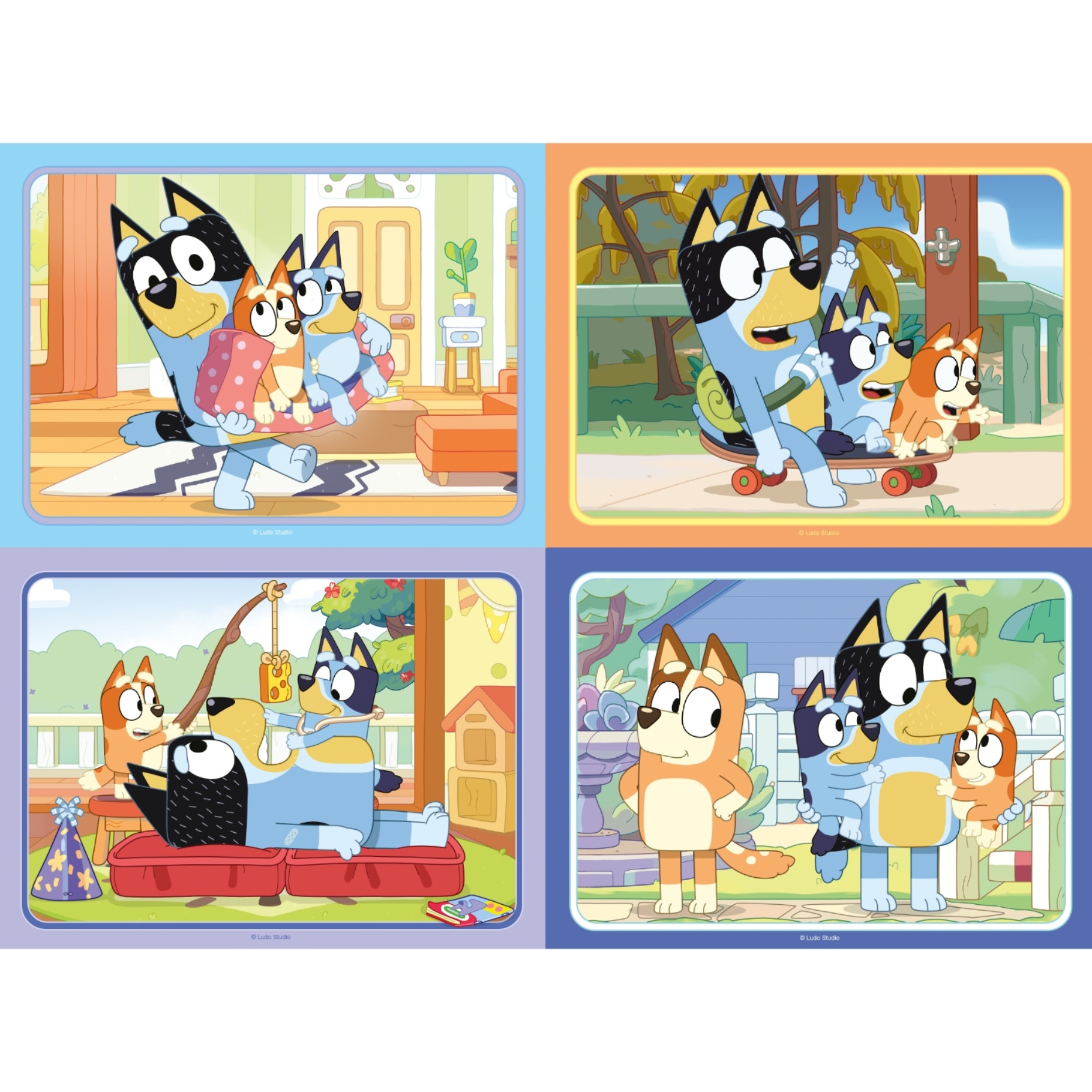 Top1Toys Ravensburger puzzel bluey 12-16-20-24 stukjes