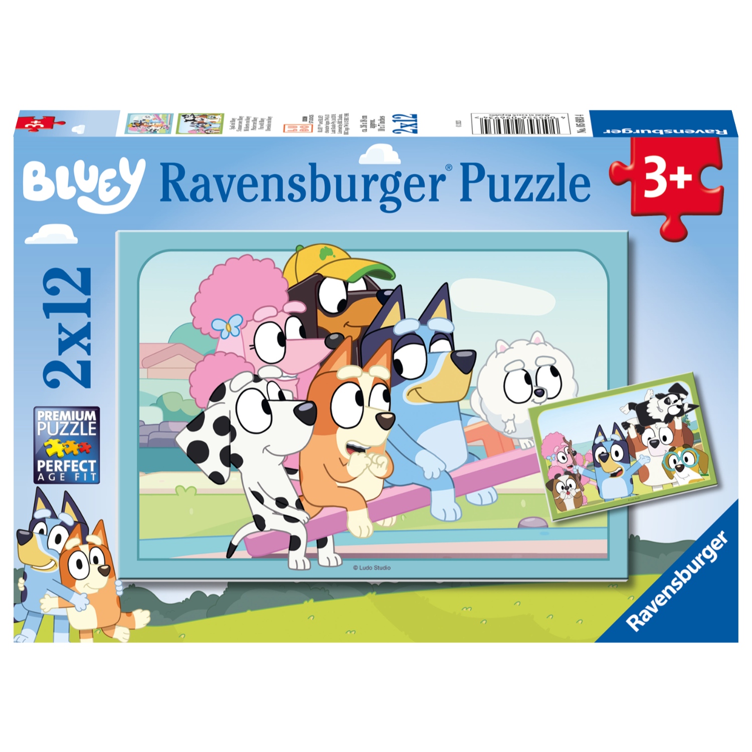 Ravensburger Ravensburger puzzel Bluey 2x 12 stukjes
