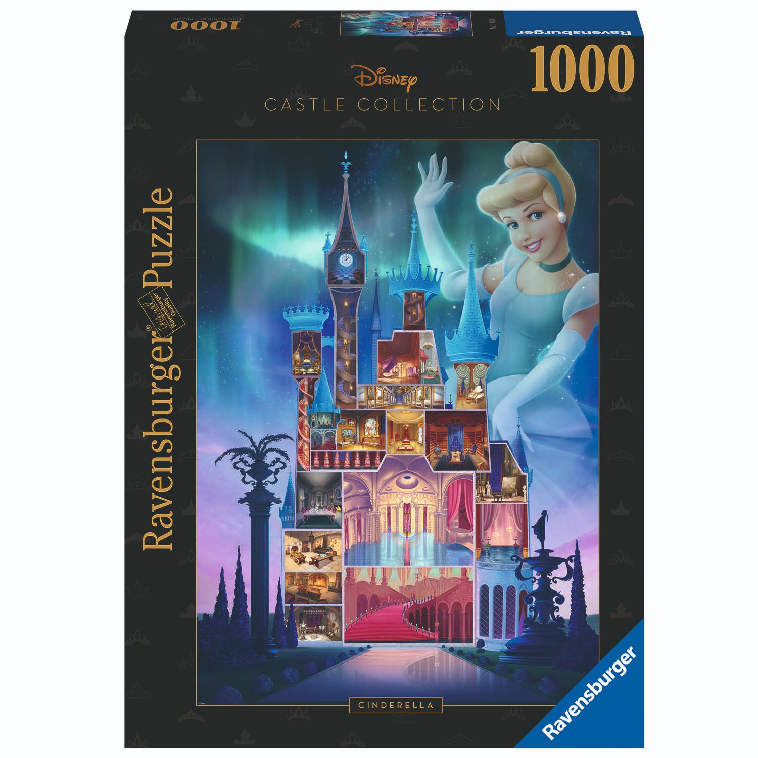 Ravensburger Ravensburger puzzel Disney kastelen Assepoester 1000 stukjes