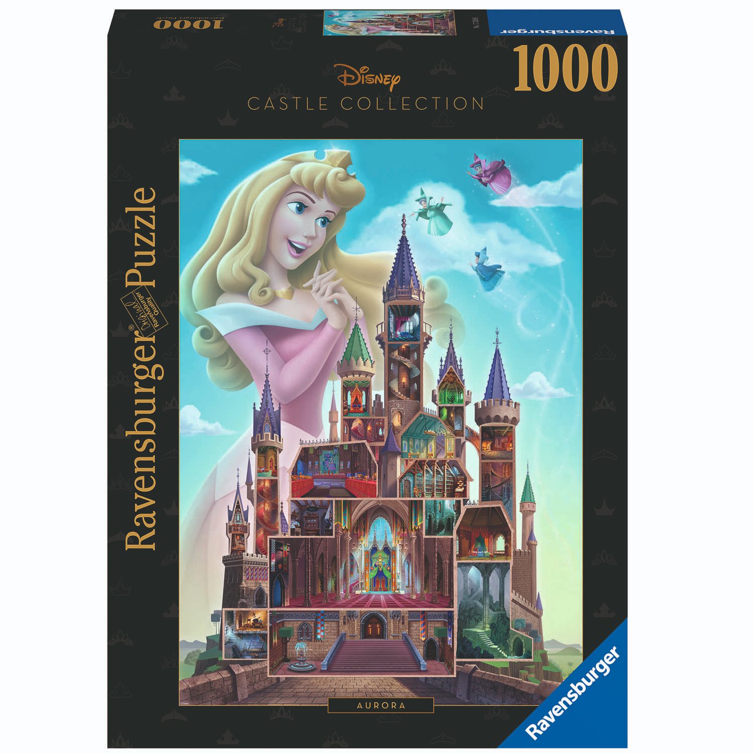 Top1Toys Ravensburger puzzel Disney kastelen Aurora 1000 stukjes