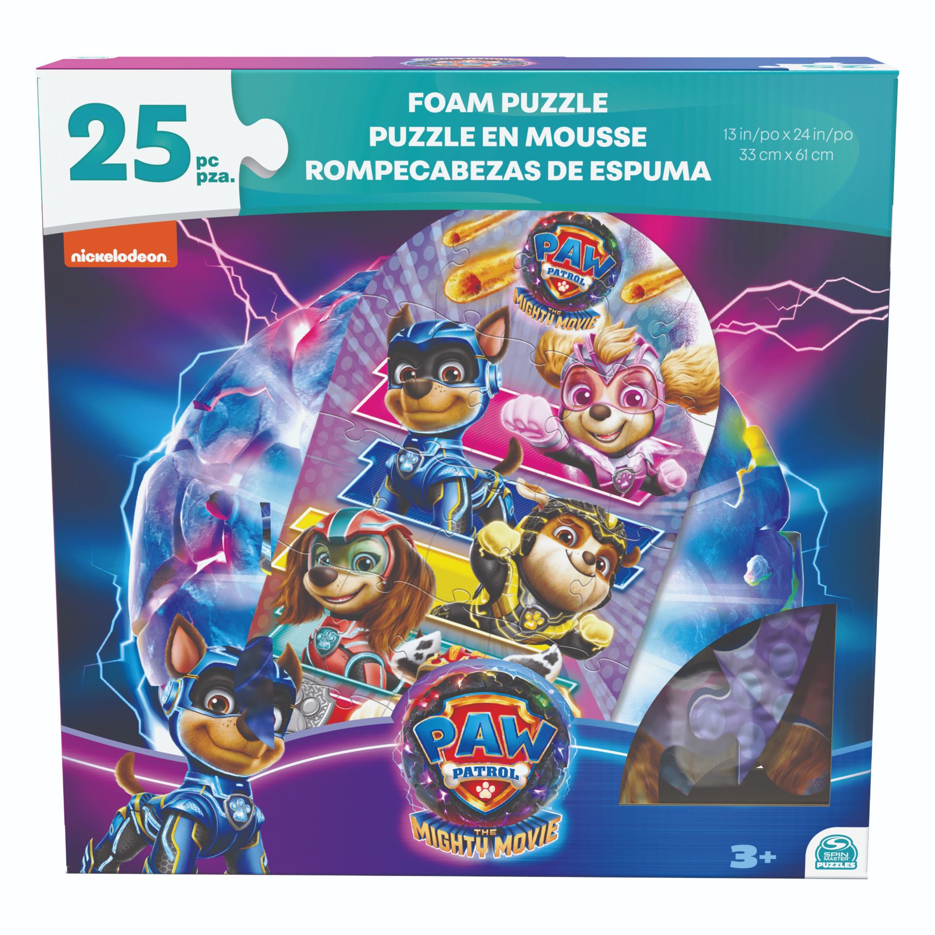 Spinmaster Puzzel Foam Paw Patrol The Mighty Movie 25 Pieces