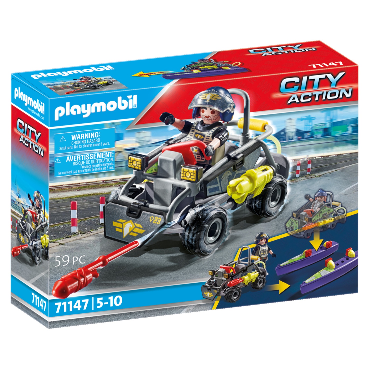 Playmobil Playmobil 71147 City Action Multiterreinwagen