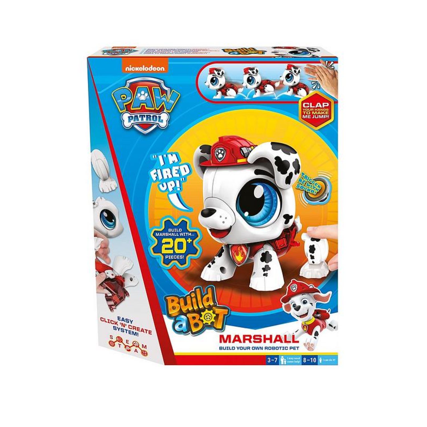 Paw Patrol Build A Bot Paw Patrol Marshall