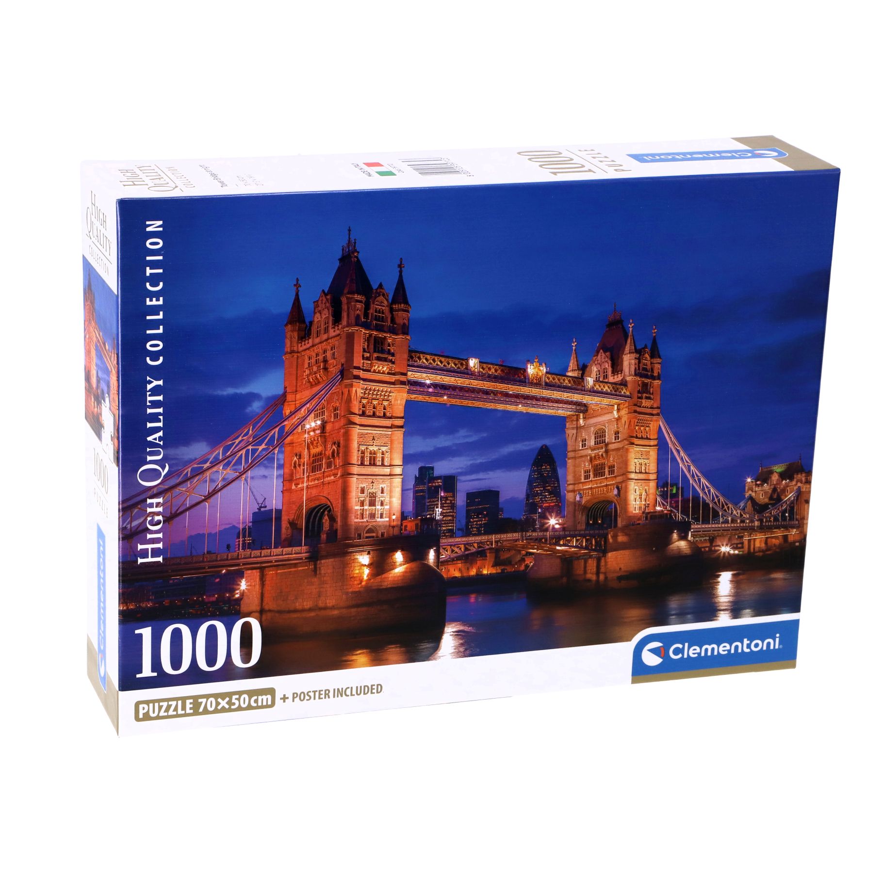 Top1Toys Puzzel 1000 Tower bridge at night compact box