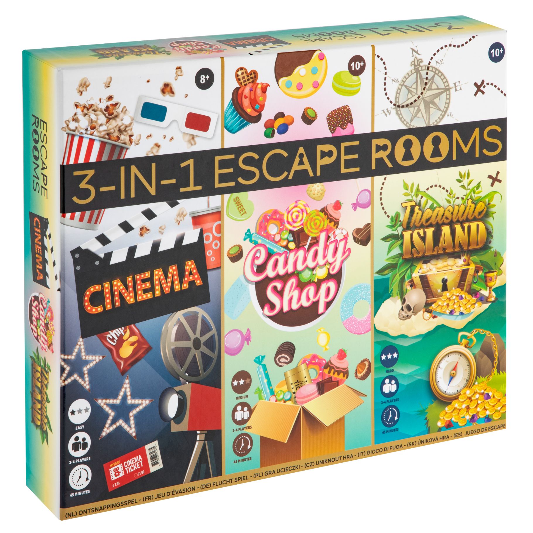 Top1Toys Top1Toys Escape Room 3-in-1 - Denkspel