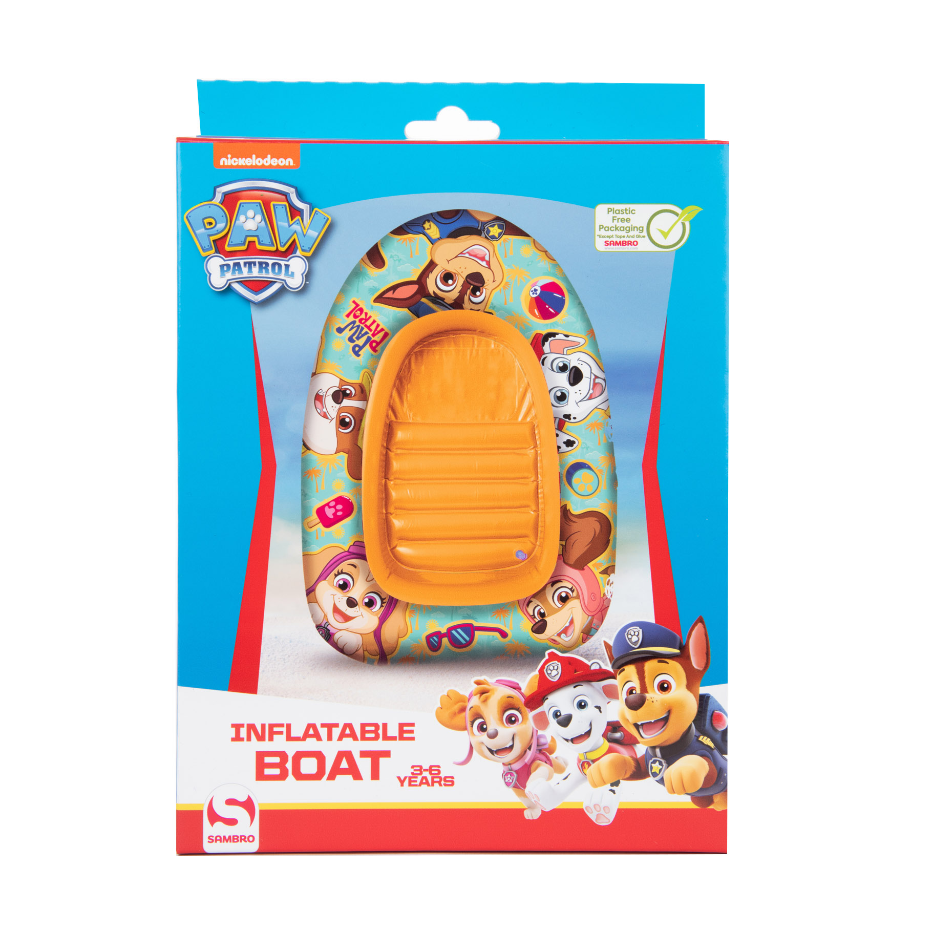 Sambro Boot Opblaasbaar Paw Patrol 100 Cm In Doos