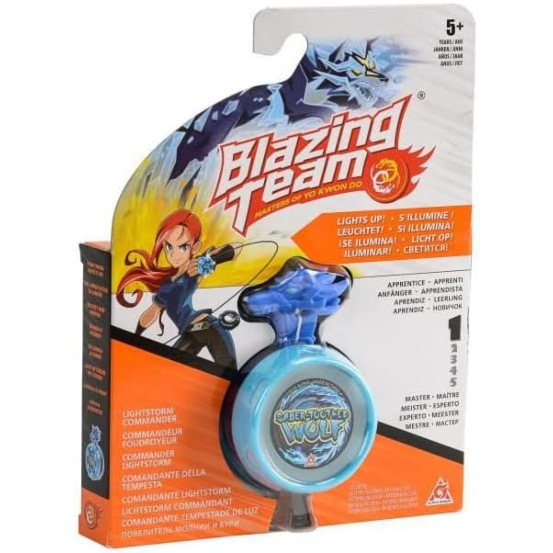 Top1Toys Blazing Team Yoyo Saber Toothed Wolf