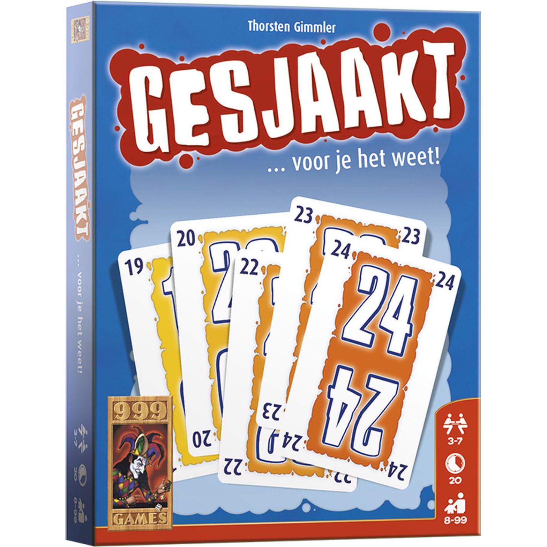 999Games Gesjaakt - Kaartspel