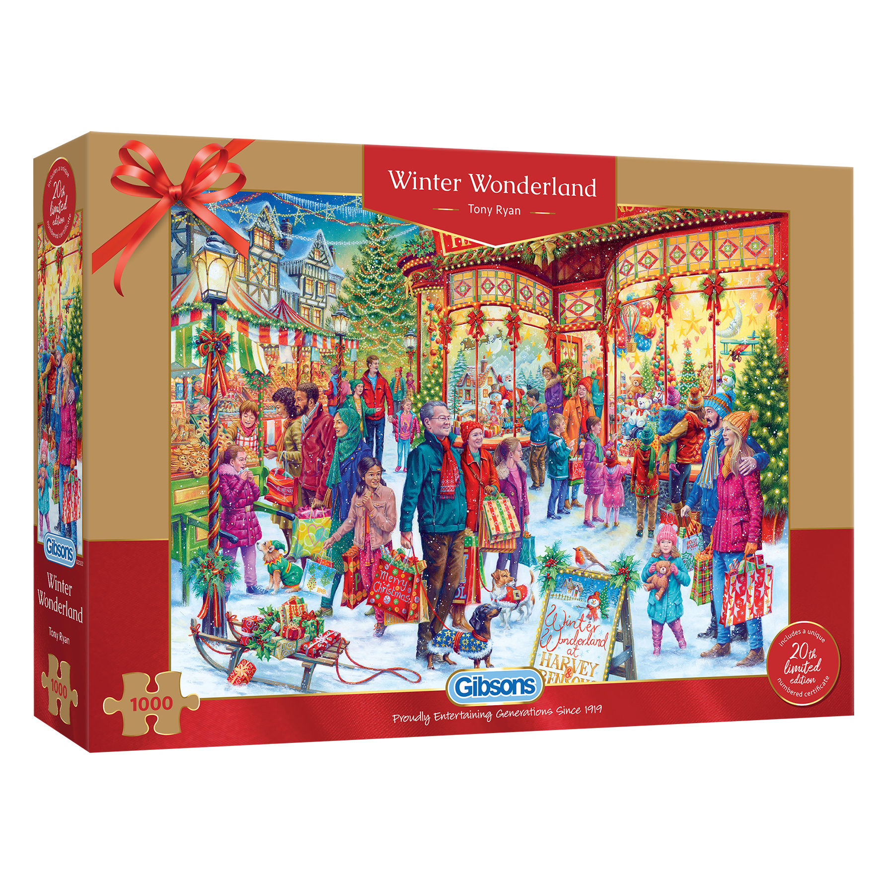 Top1Toys Top1Toys Gibsons puzzel Winter Wonderland 1000 stukjes