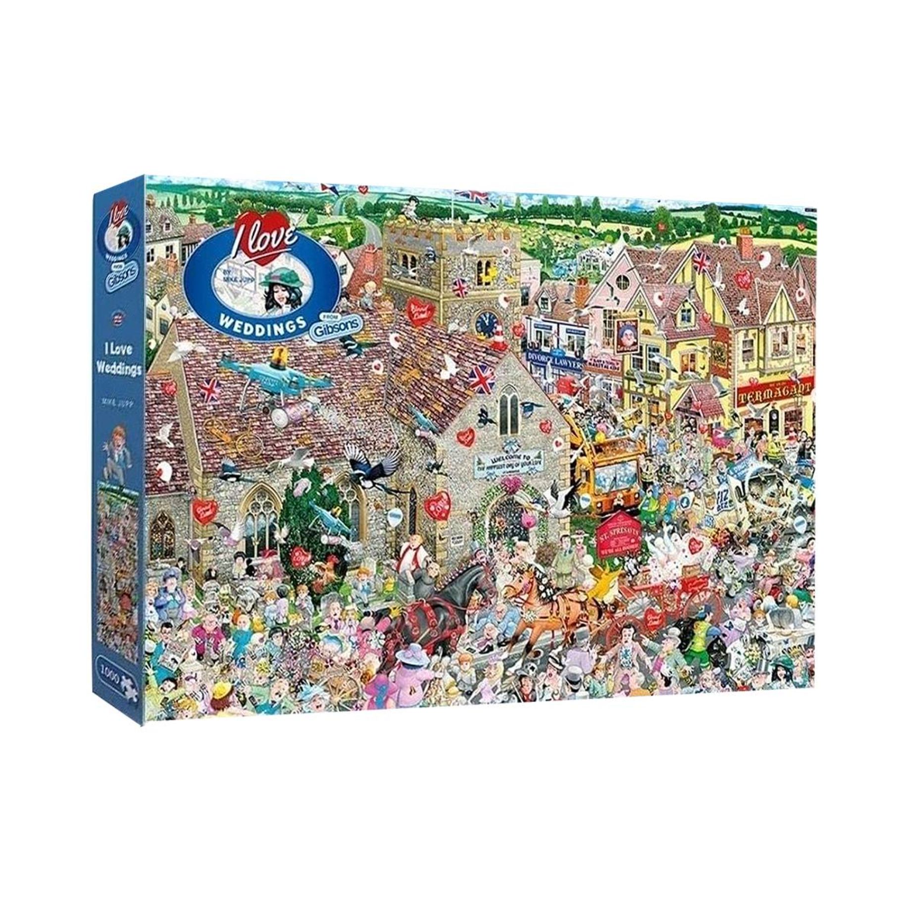 Top1Toys Gibsons puzzel I Love Weddings 1000 stukjes