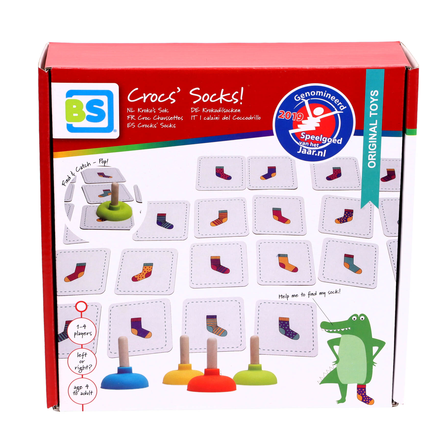 Top1Toys BS Toys Kroko's Sok - kinderspel