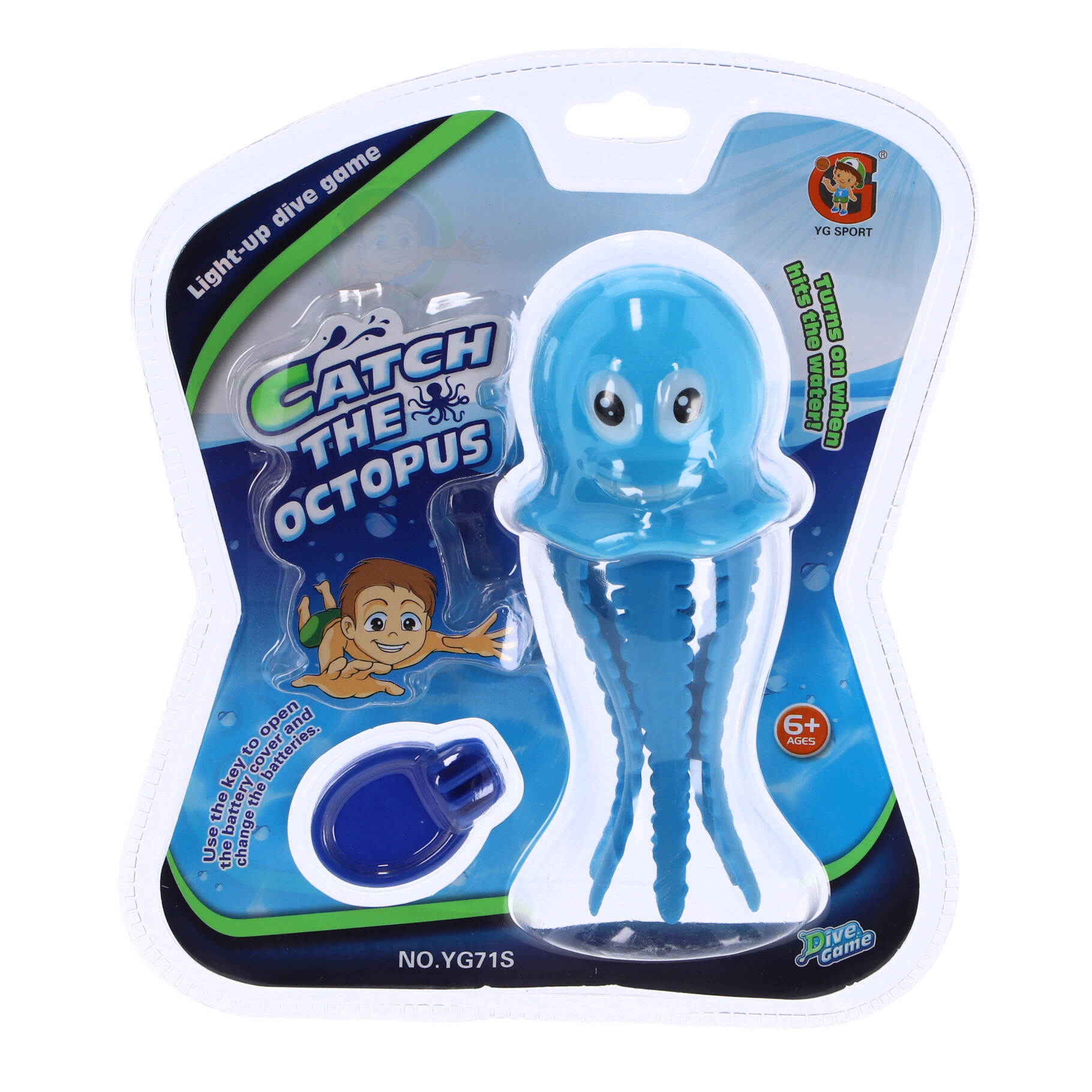Top1Toys Duik octopus met licht