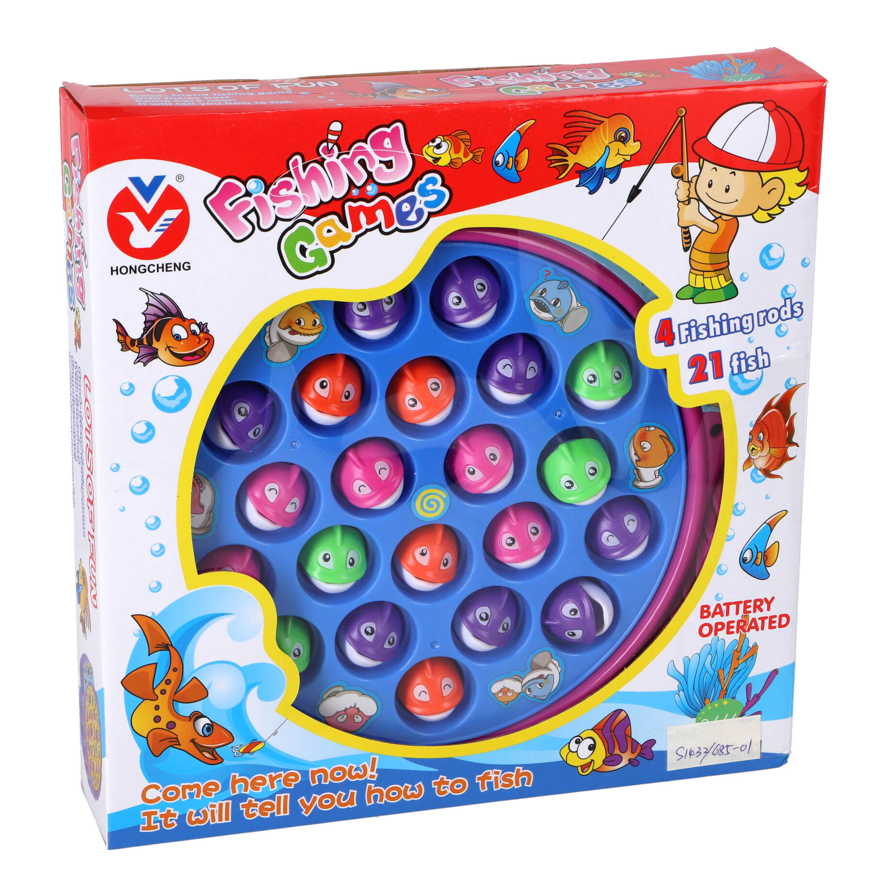 Top1Toys Top1Toys Spel Vissen Vangen 21 Stuks