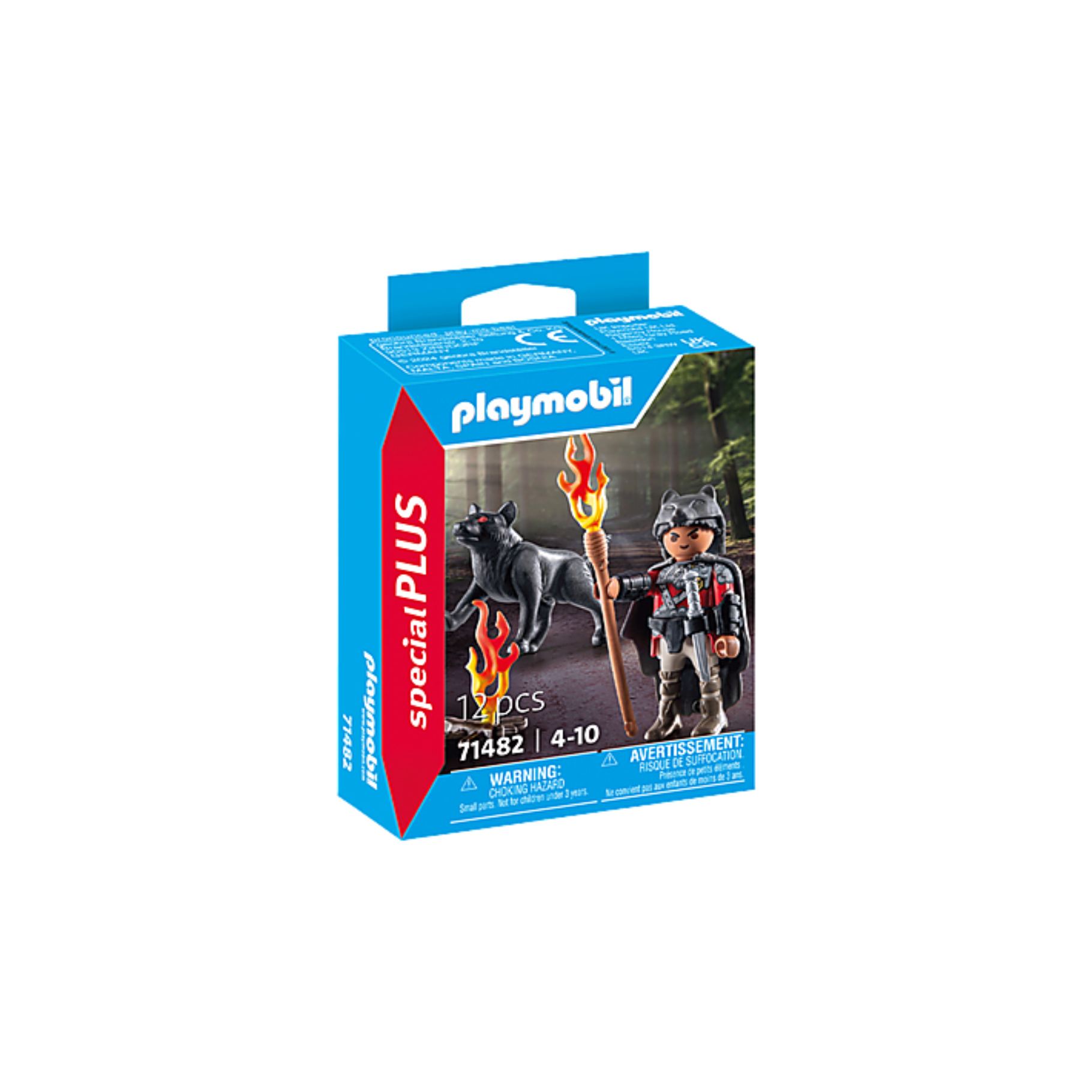 Playmobil Playmobil 71482 Special Plus Krijger Met Wolf