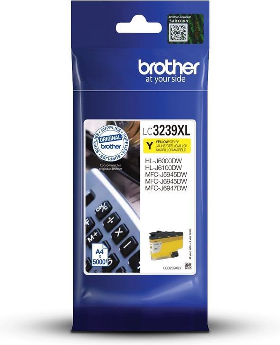 Brother LC-3239XLY inktcartridge Origineel 1 stuk(s) - Geel