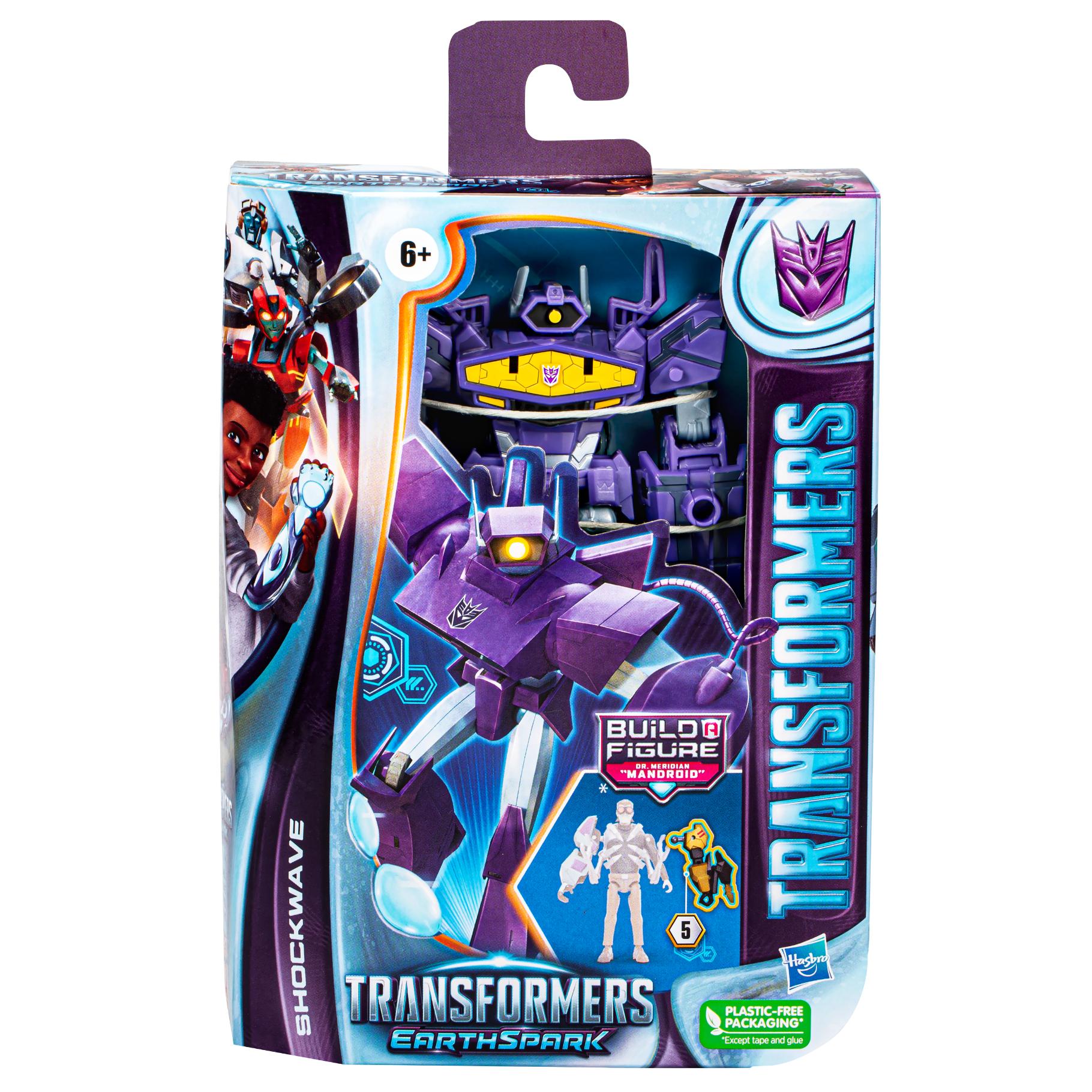Top1Toys Transformers Earthspark Deluxe Class Shockwave