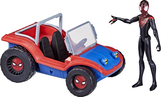 Top1Toys Spiderman spider mobiel met figuren