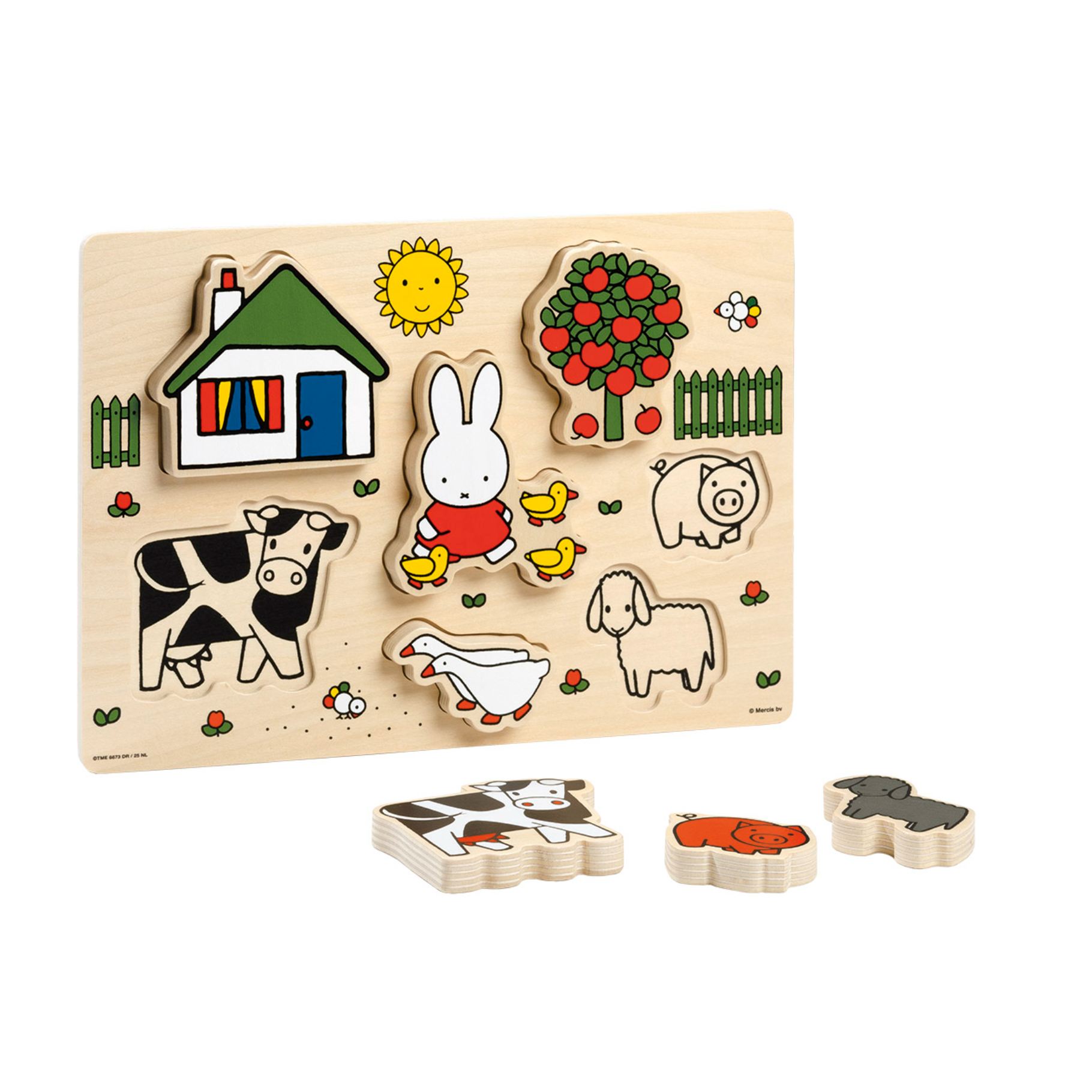 Nijntje Nijntje houten puzzel