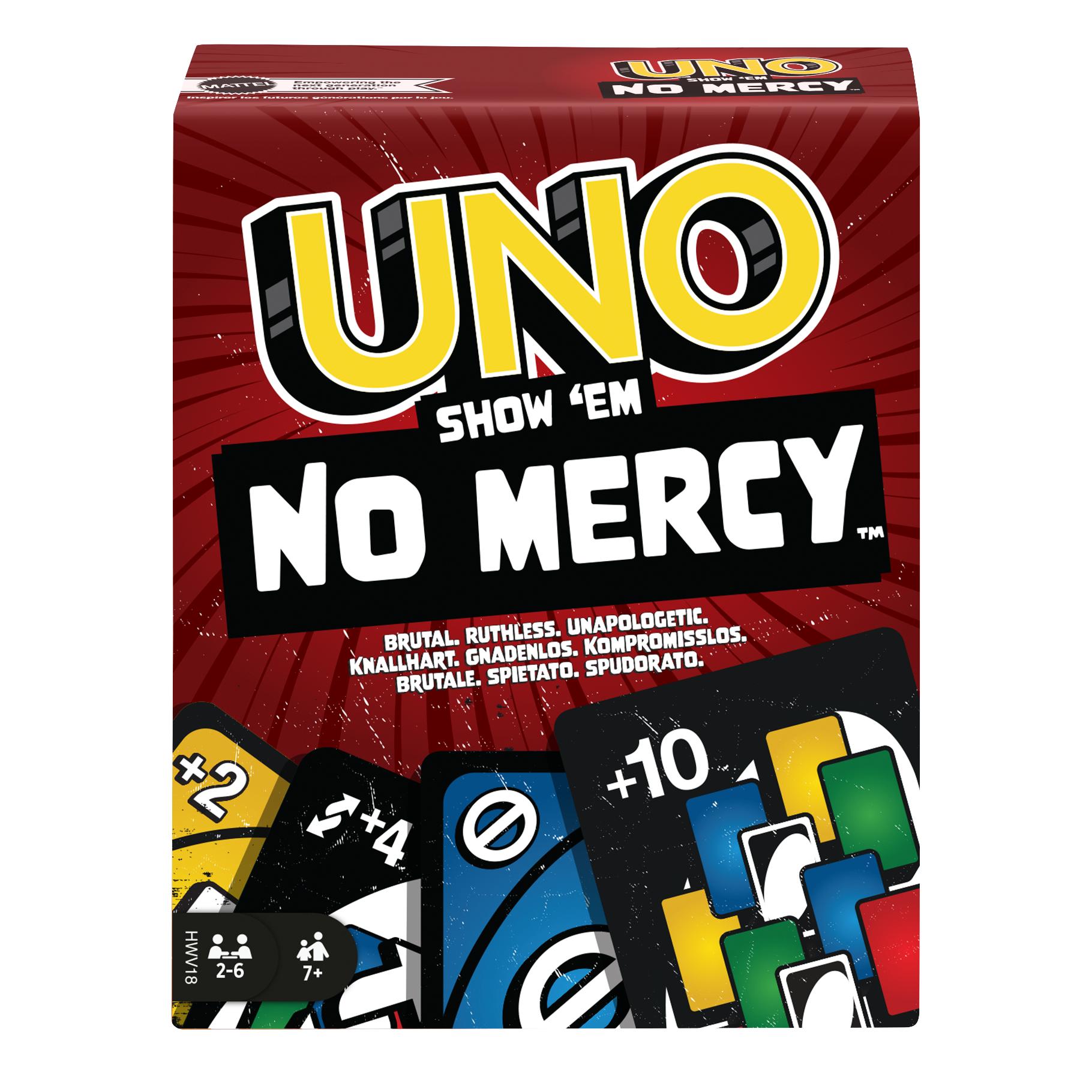 Hasbro Uno Show 'Em No Mercy - Kaartspel - Blauw