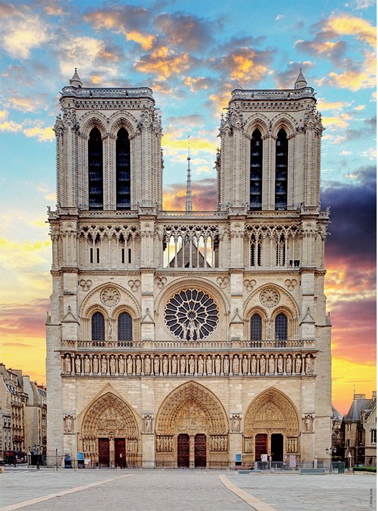 Puzzel in Parijs 2 x 500 stukjes