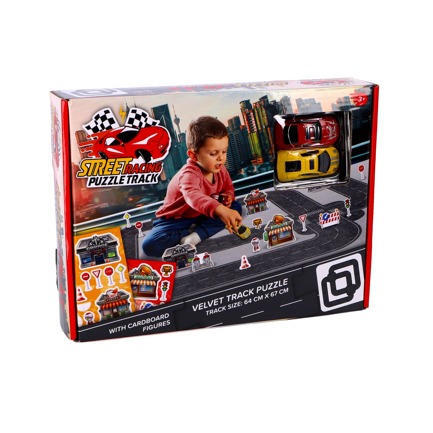 Top1Toys Wegenpuzzel 22-Delig