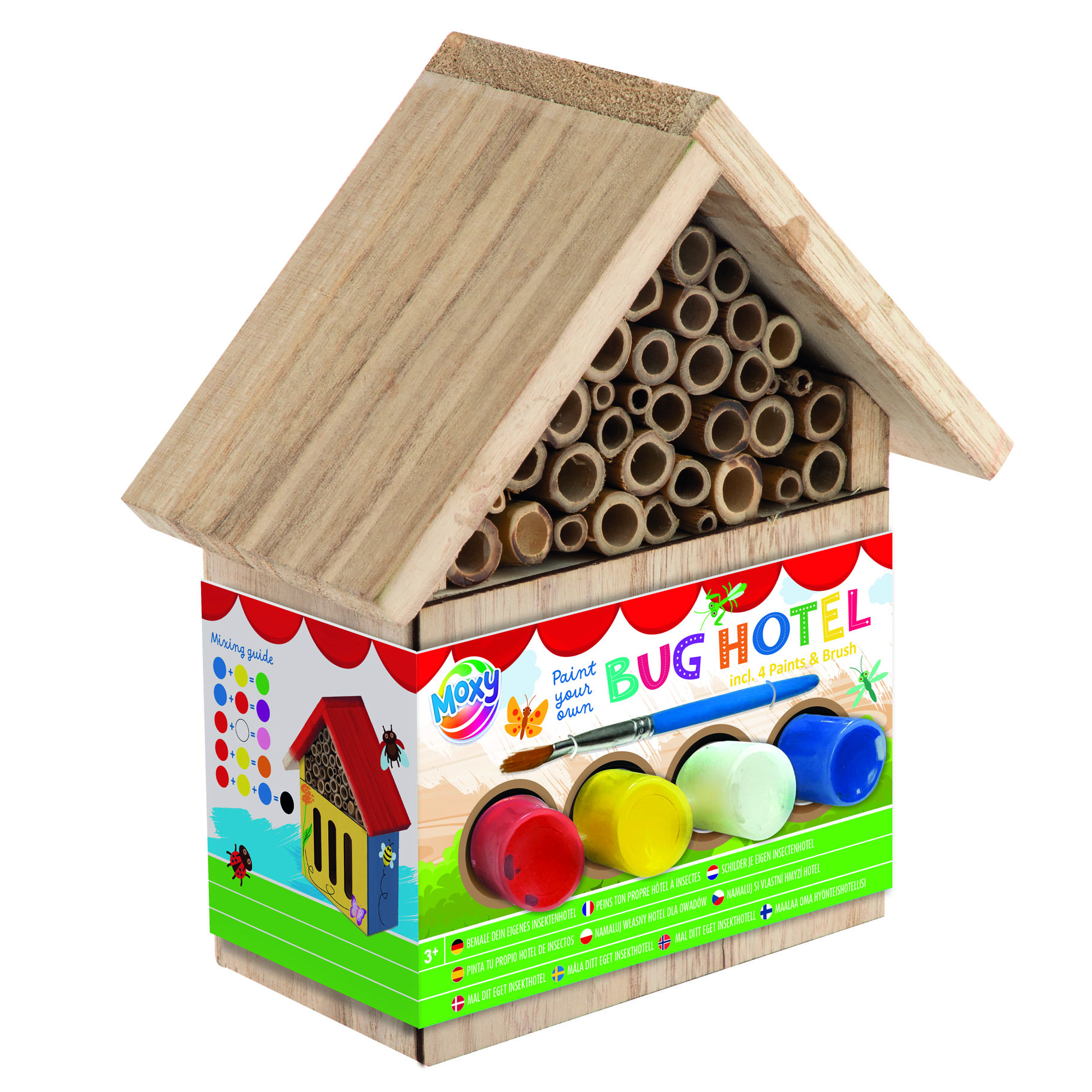 Top1Toys Insectenhotel hout set compleet