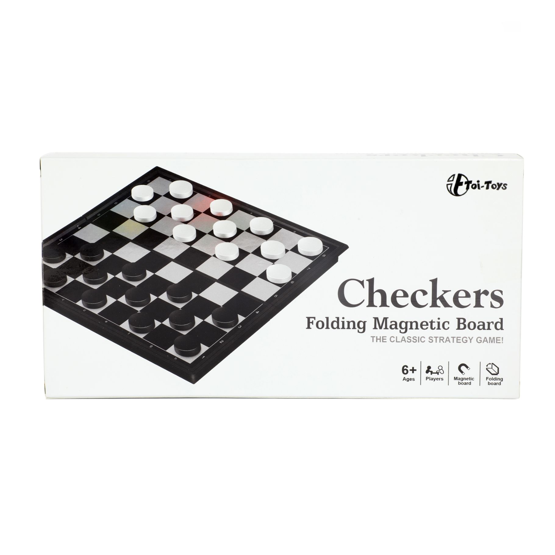 Top1Toys Damspel magnetisch reisspel