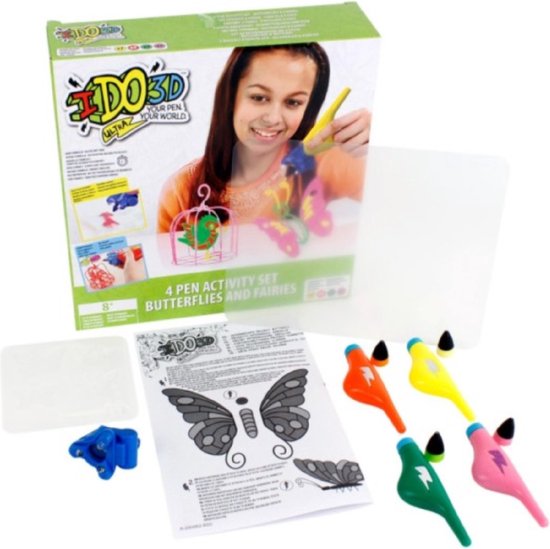 3D knutselset Butterfly en Fairies IDO3D