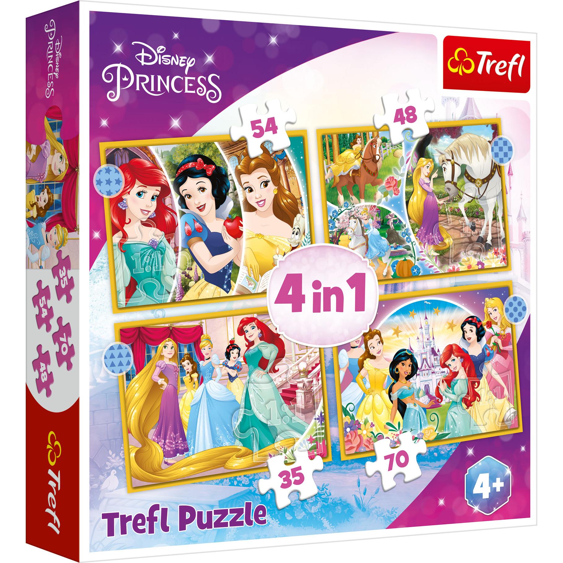 Trefl Puzzel Disney Princess 4 in 1
