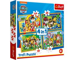 Paw Patrol Puzzel 4 in 1