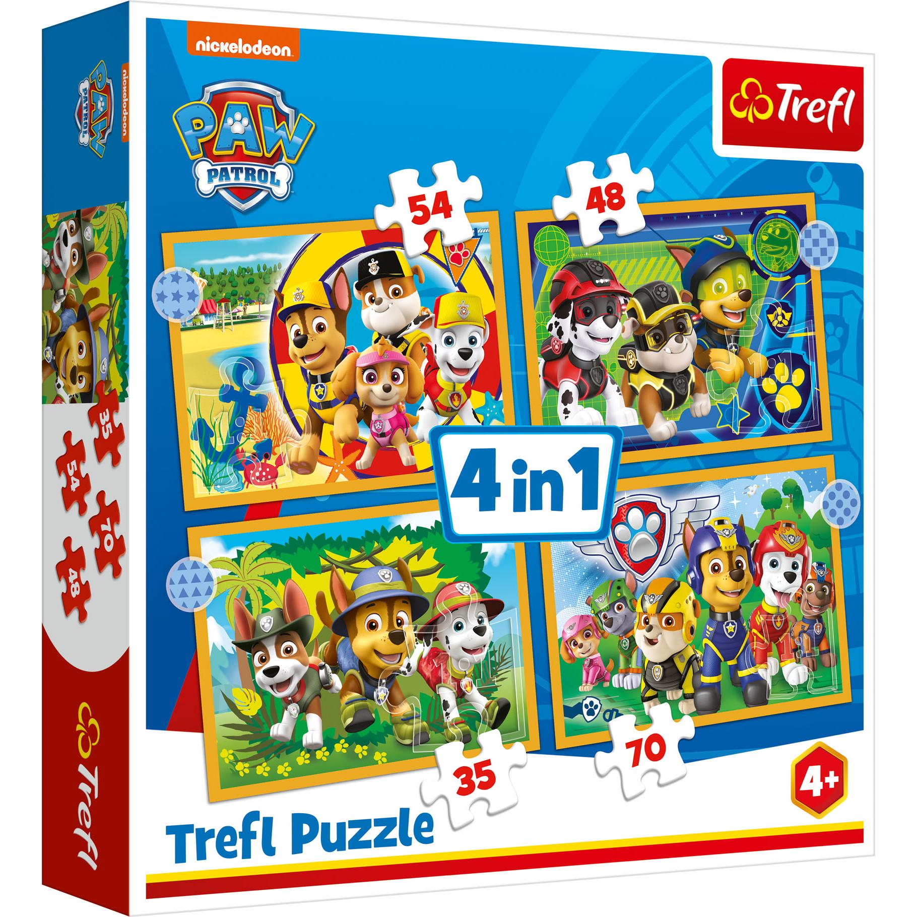 Paw Patrol Puzzel Paw Patrol 4 in 1
