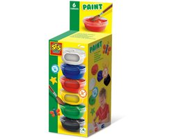 Ses plakkaatverf kleuren 6 x 45 ml
