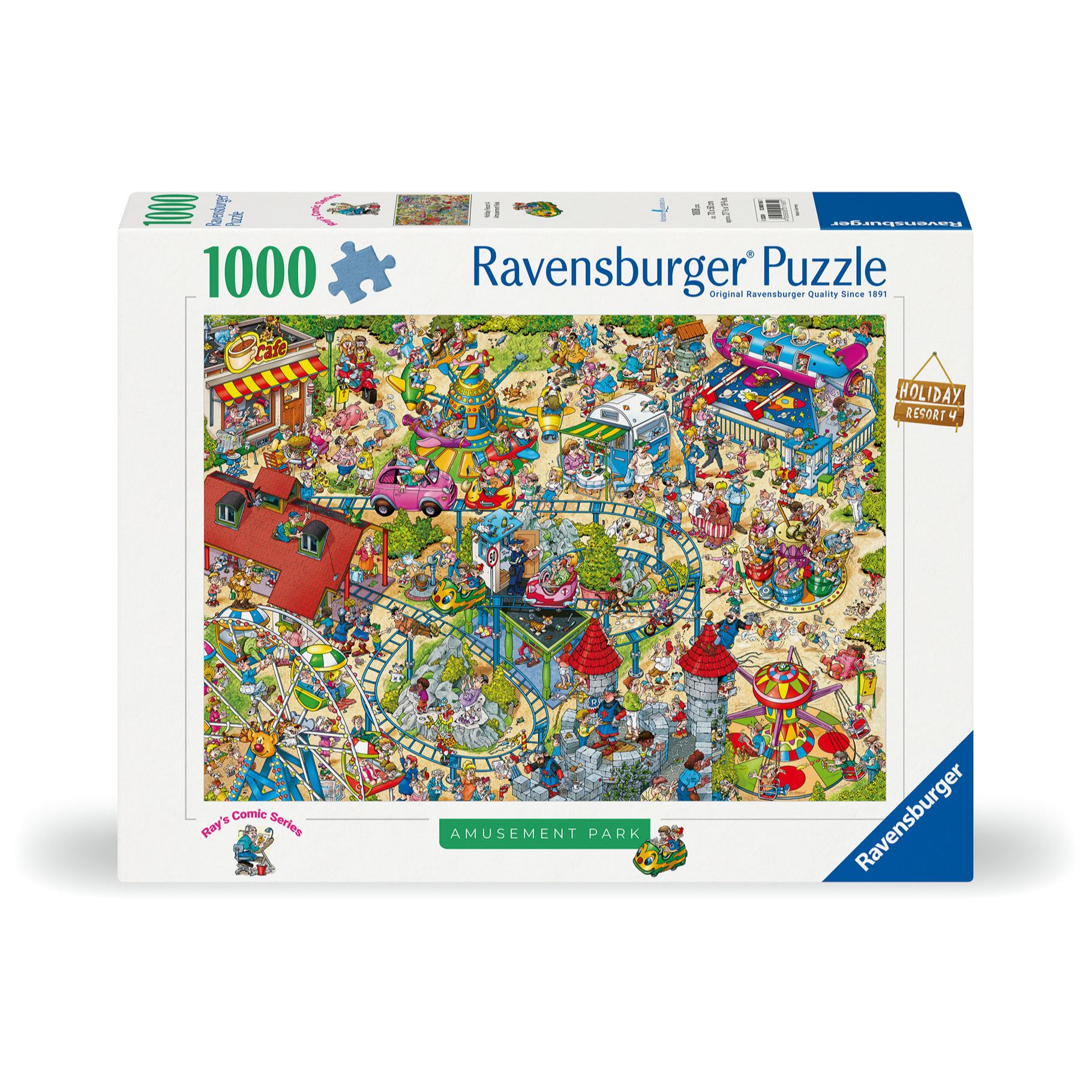 Ravensburger Ravensburger puzzel Ray's Holiday resort 4: The amusement park 1000 stukjes