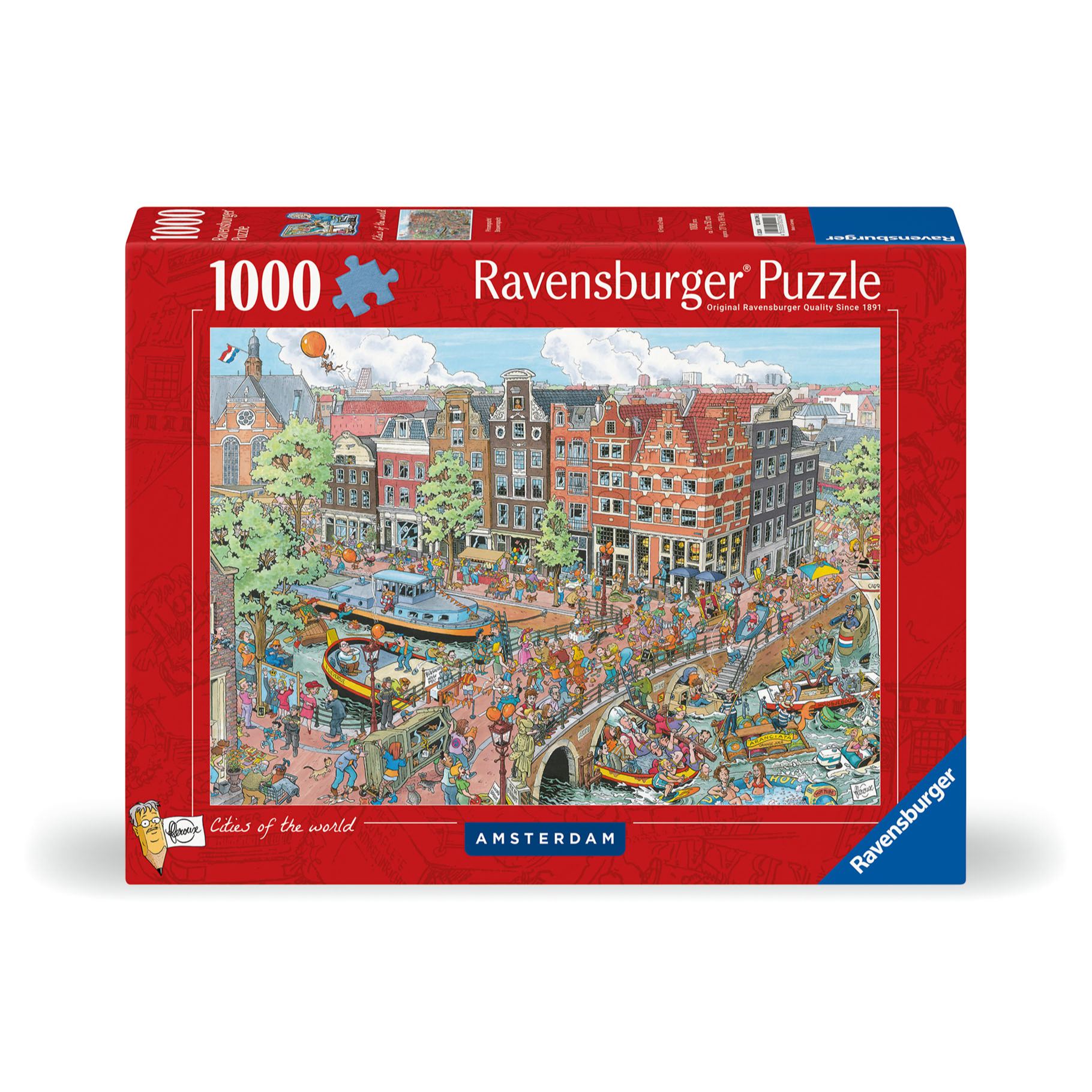 Ravensburger Ravensburger puzzel fleroux amsterdam 1000 stukjes
