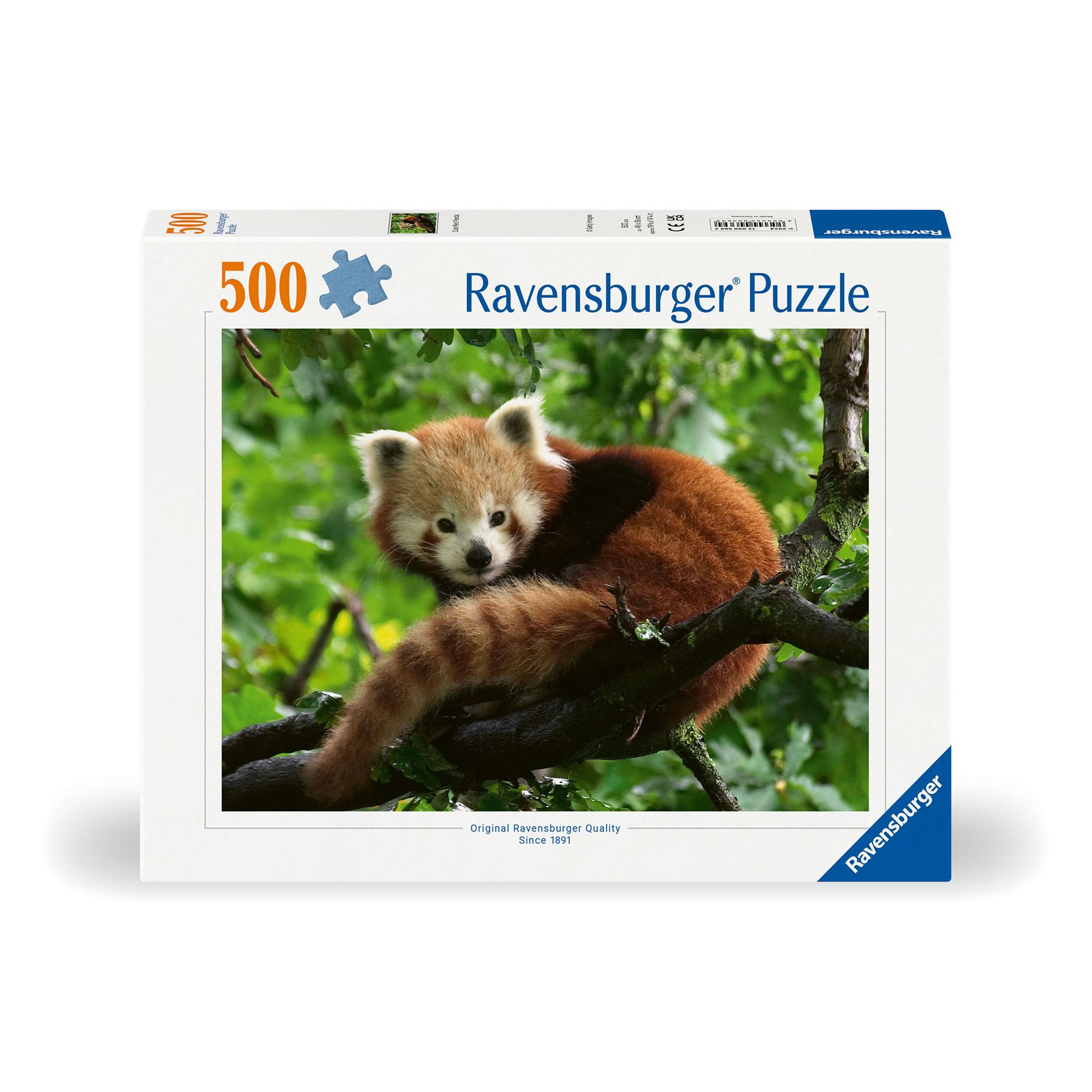 Ravensburger Ravensburger Puzzel schattige rode panda 500 stukjes