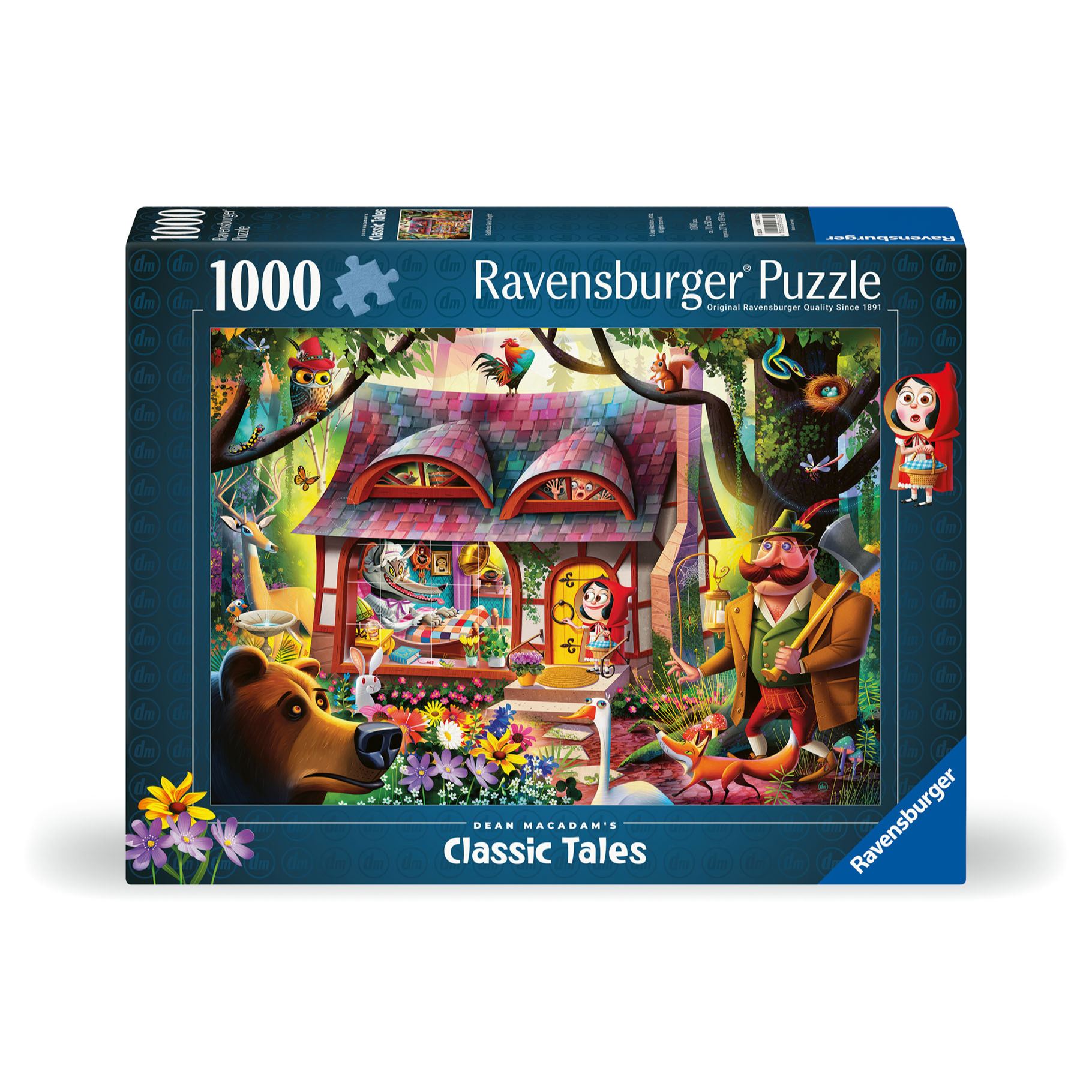 Top1Toys Ravensburger Puzzel roodkapje en de wolf 1000 stukjes