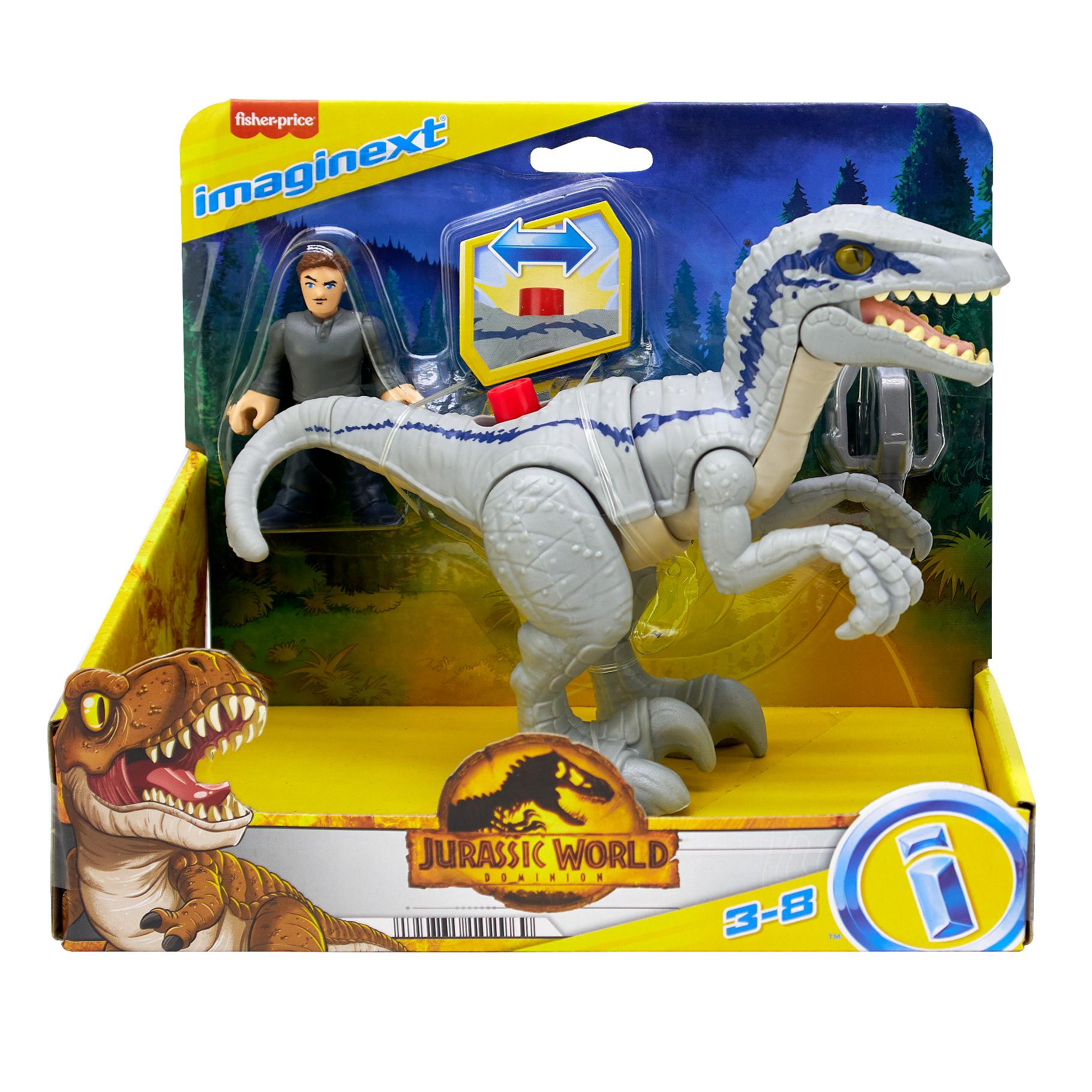 Top1Toys Jurrassic World Inmaginext Breakout Blue