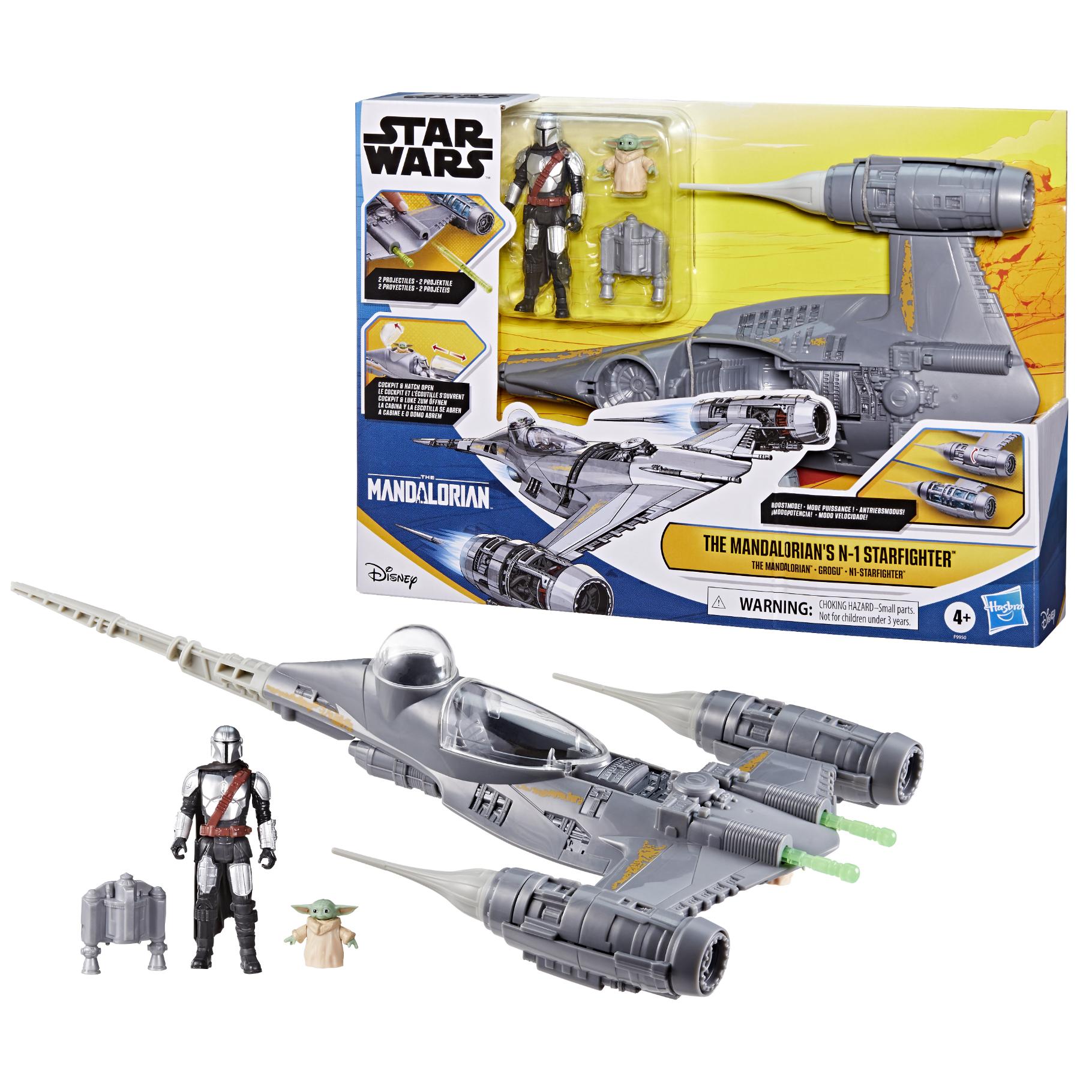 Star Wars Star Wars 10cm Epic Hero Series N1 Starfighter With Mando & Grogu