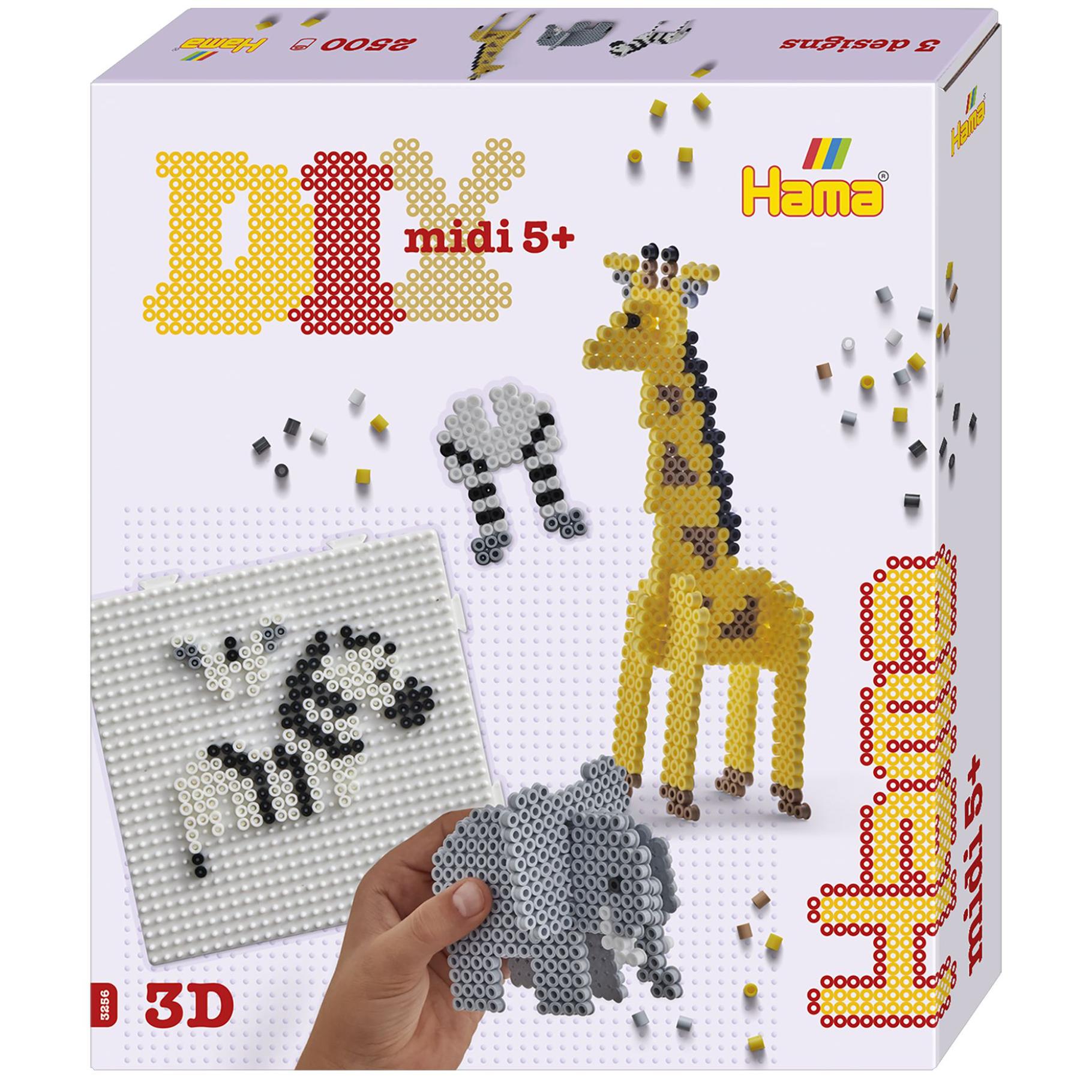 Hama Hama strijkkralen 2500 stuks 3D safari